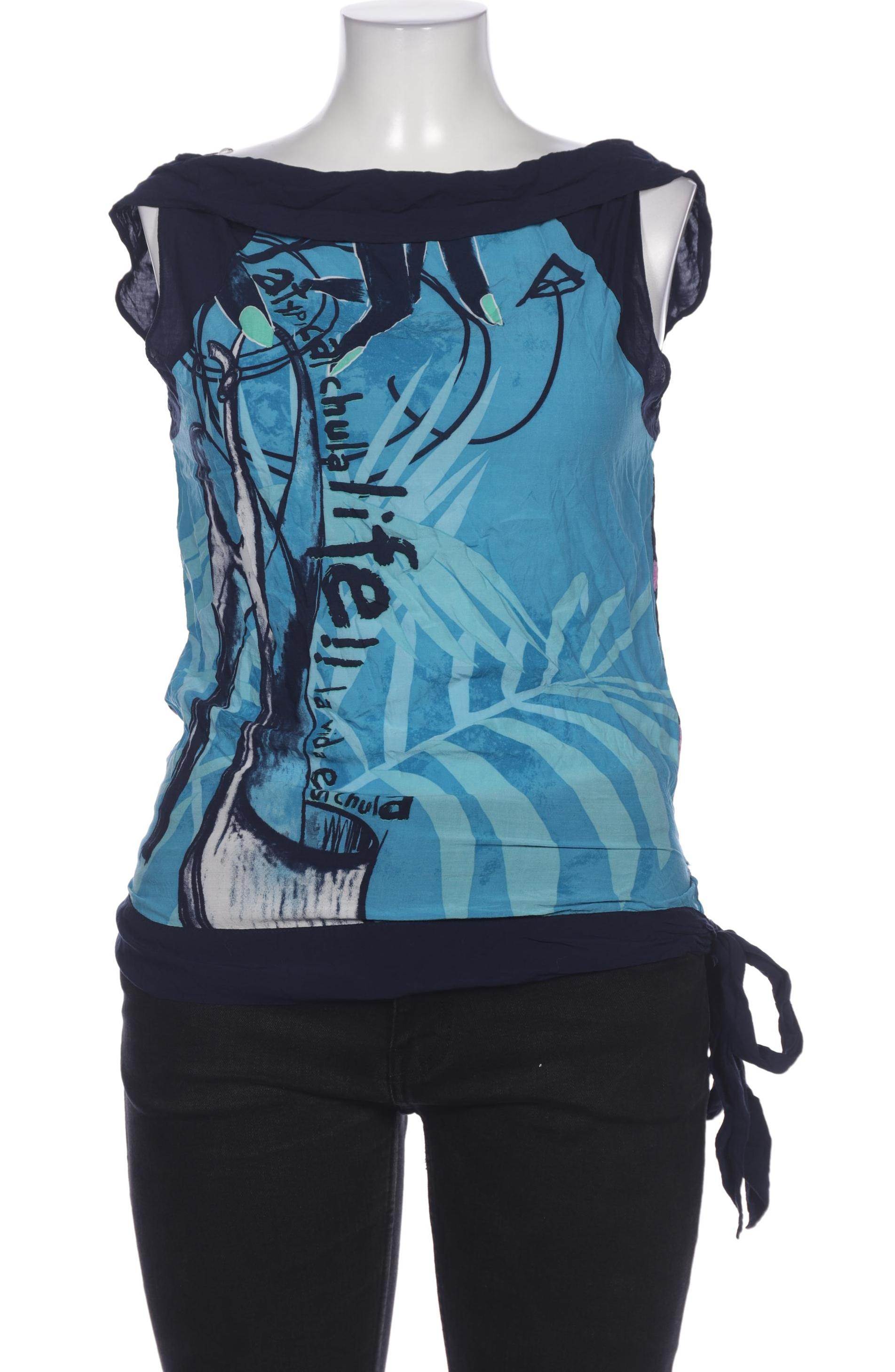 

Desigual Damen Bluse, blau, Gr. 44