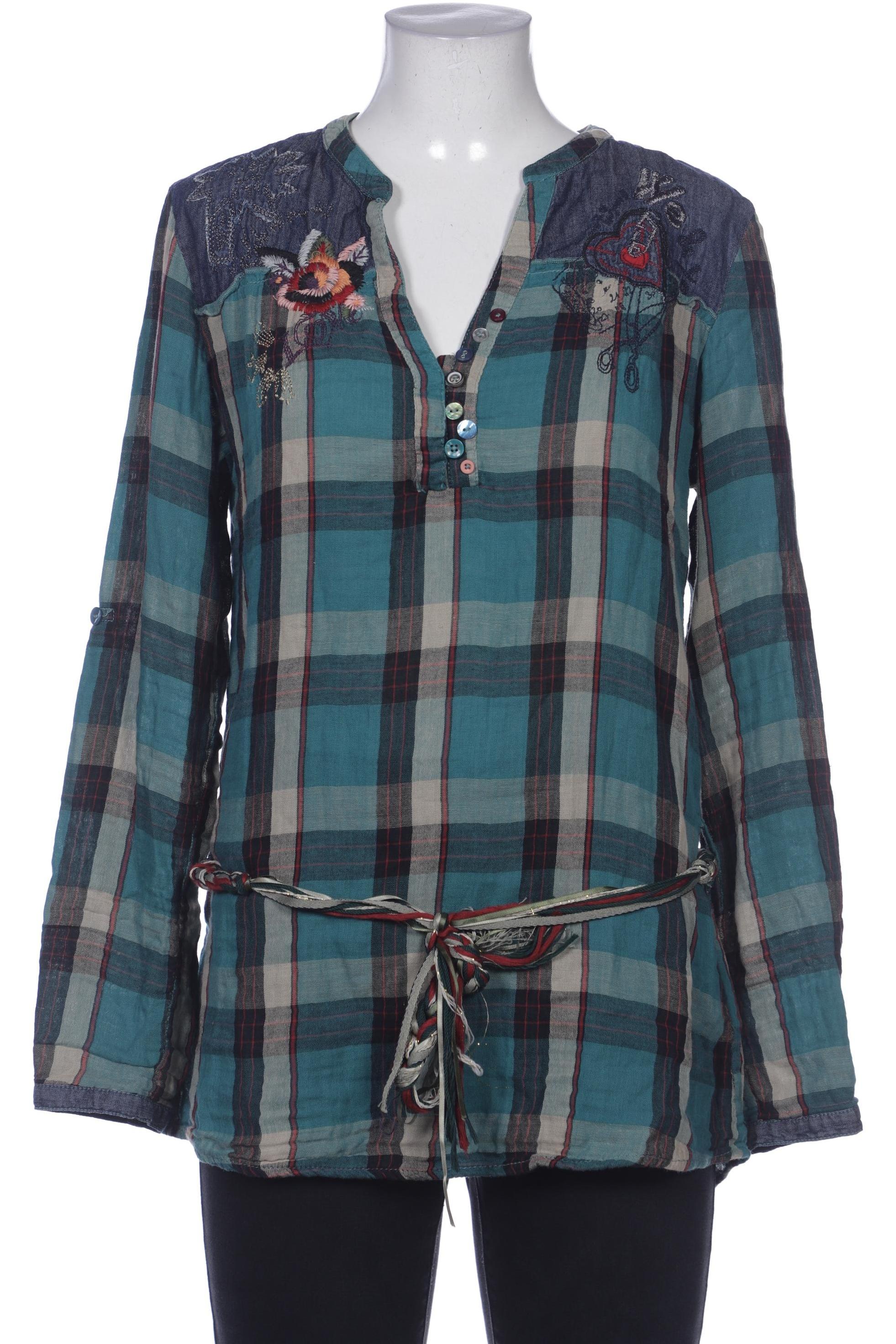 

Desigual Damen Bluse, türkis, Gr. 42