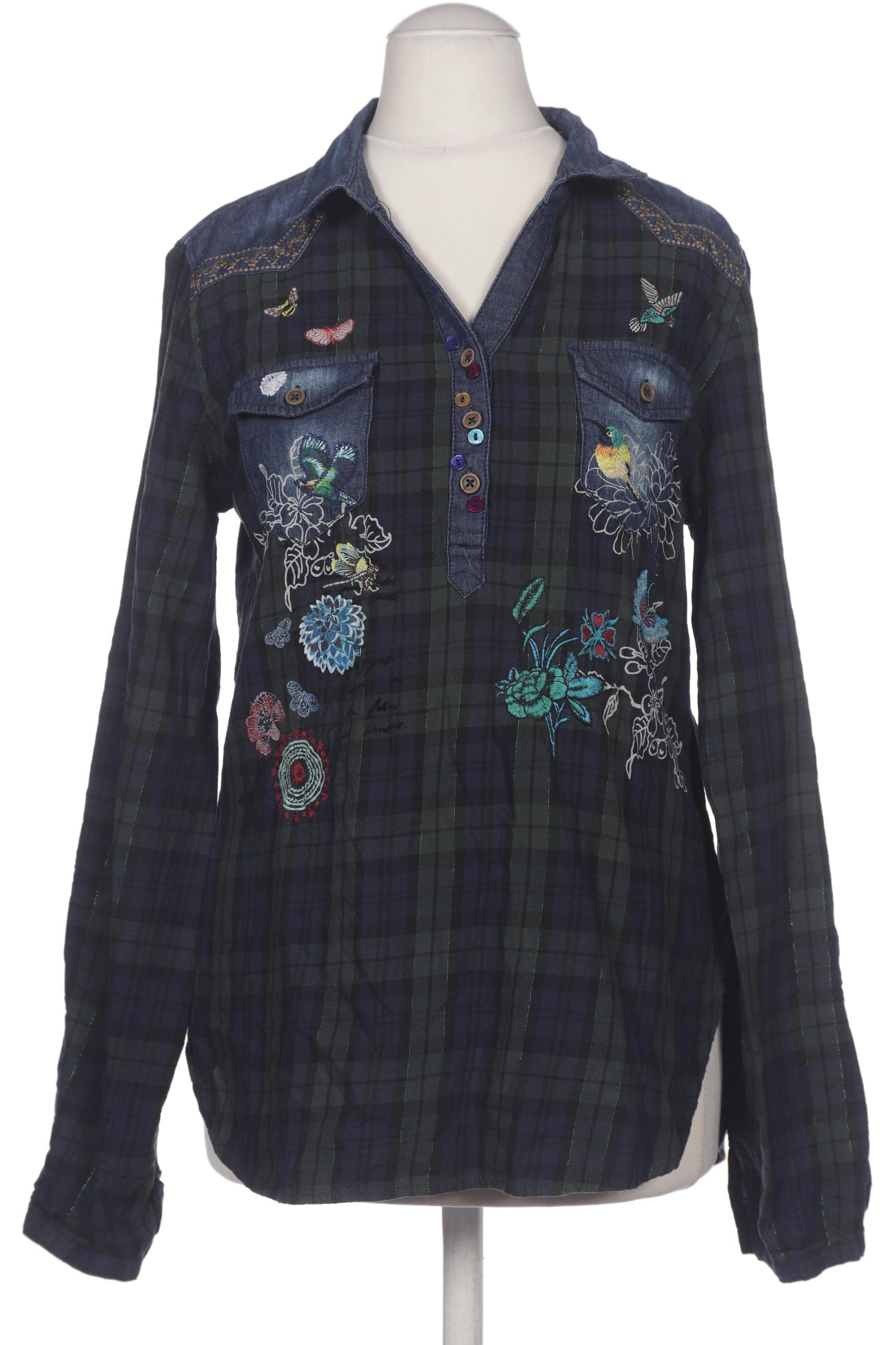 

Desigual Damen Bluse, grün, Gr. 34