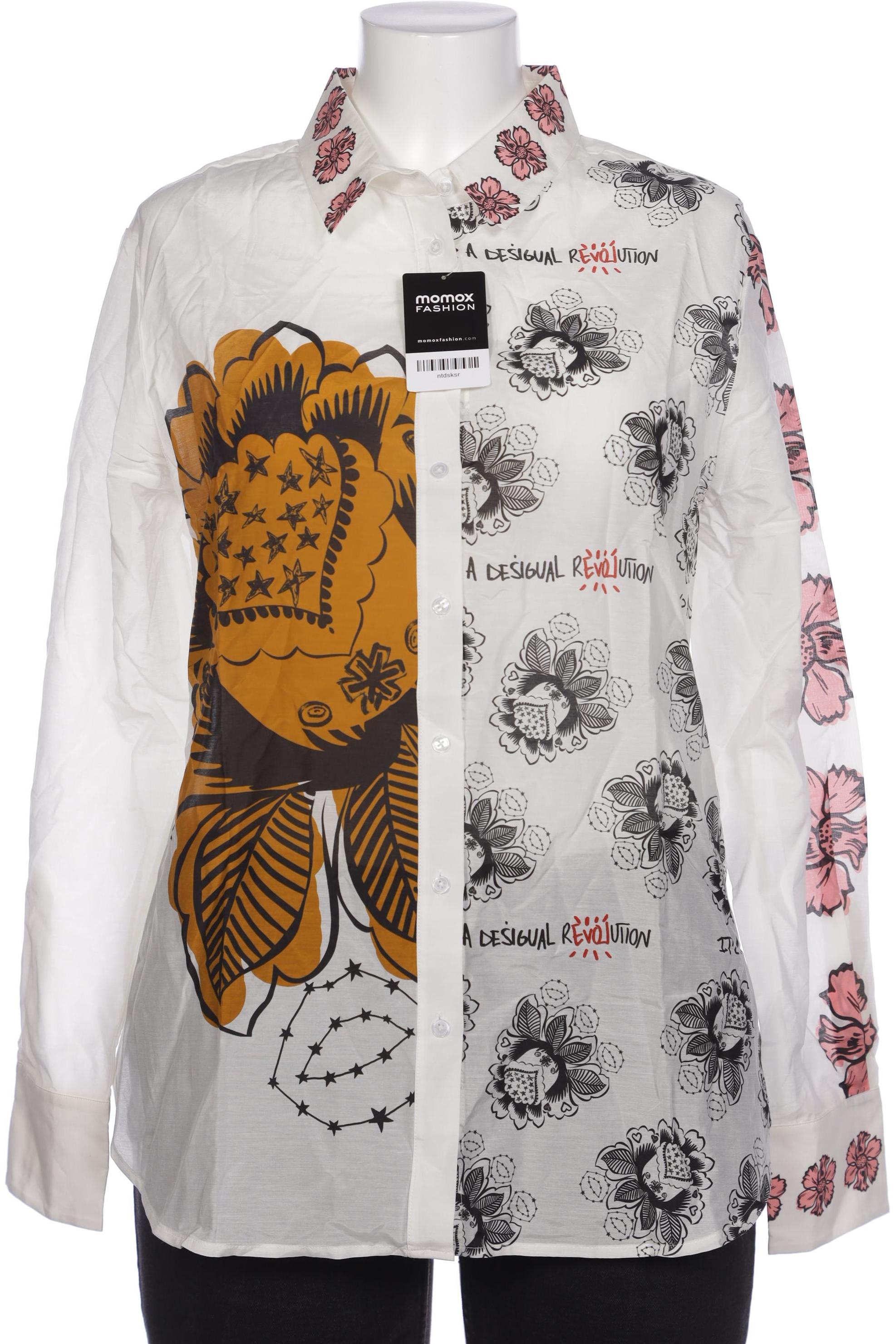 

Desigual Damen Bluse, weiß, Gr. 46