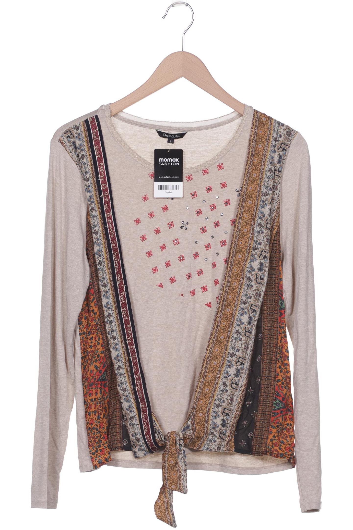 

Desigual Damen Bluse, beige, Gr. 42