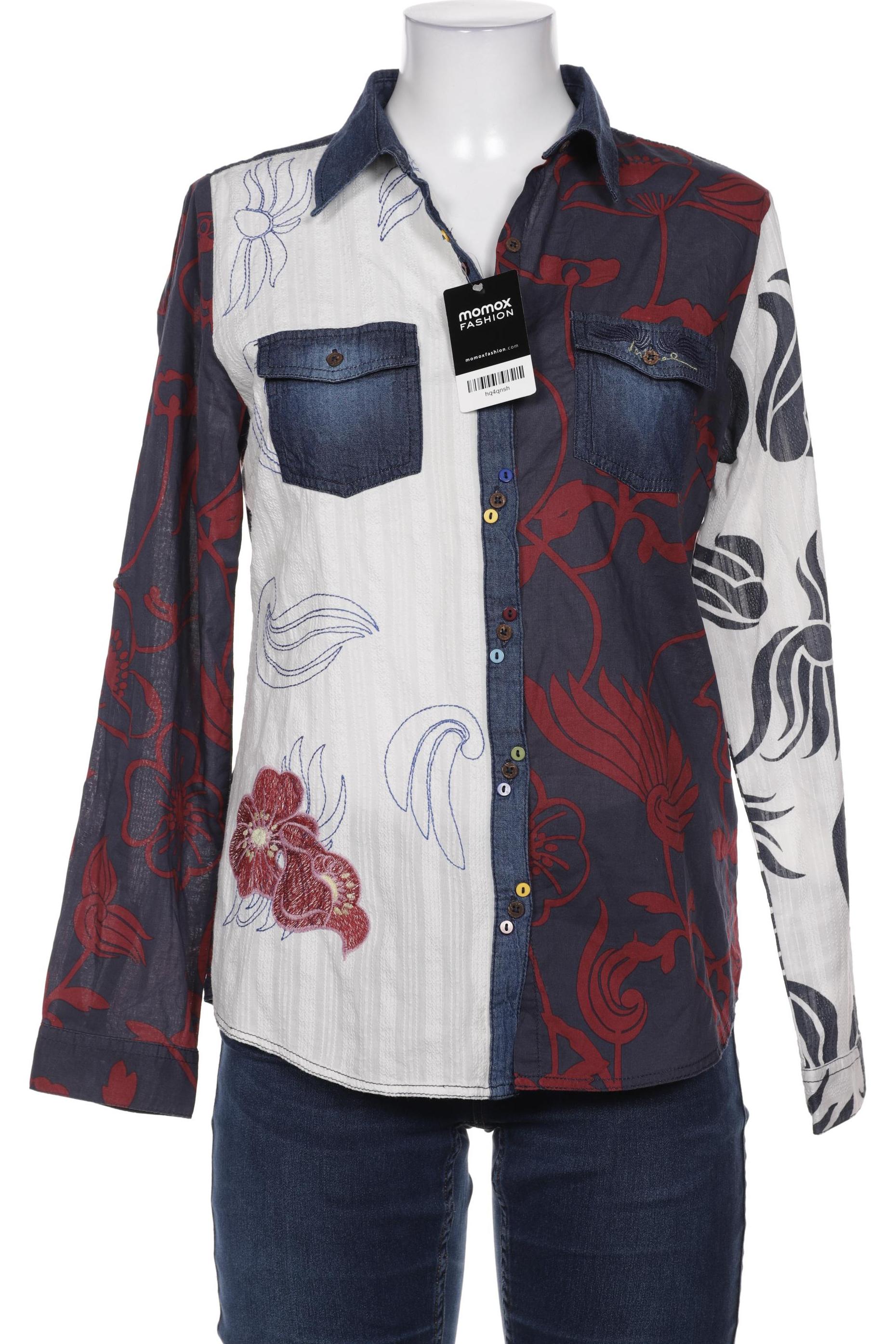 

Desigual Damen Bluse, marineblau, Gr. 42