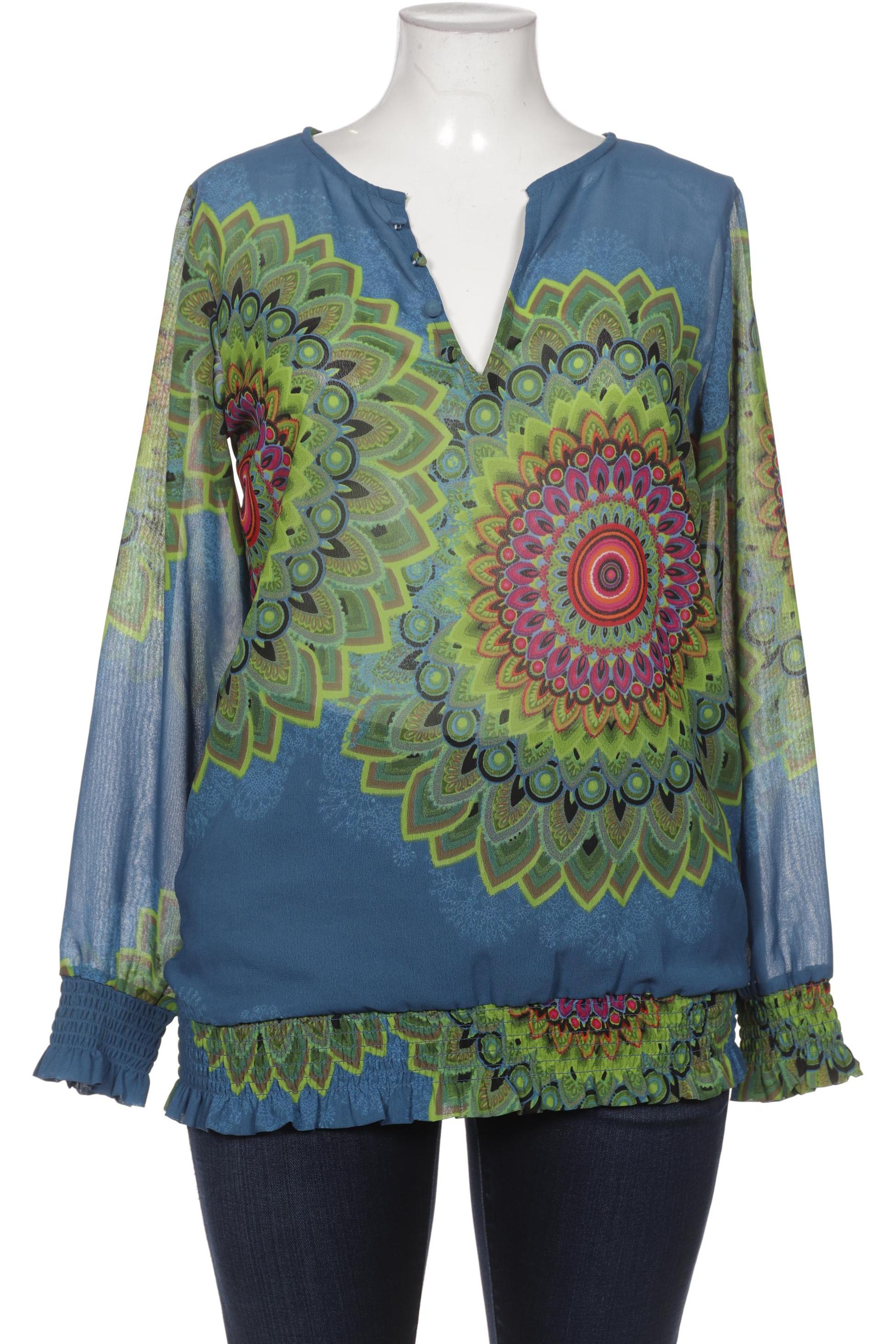 

Desigual Damen Bluse, blau, Gr. 44
