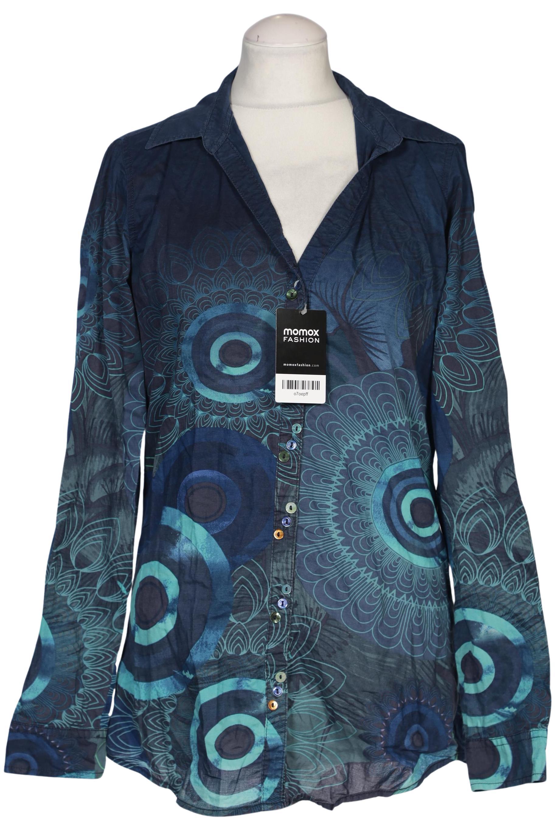 

Desigual Damen Bluse, marineblau, Gr. 38