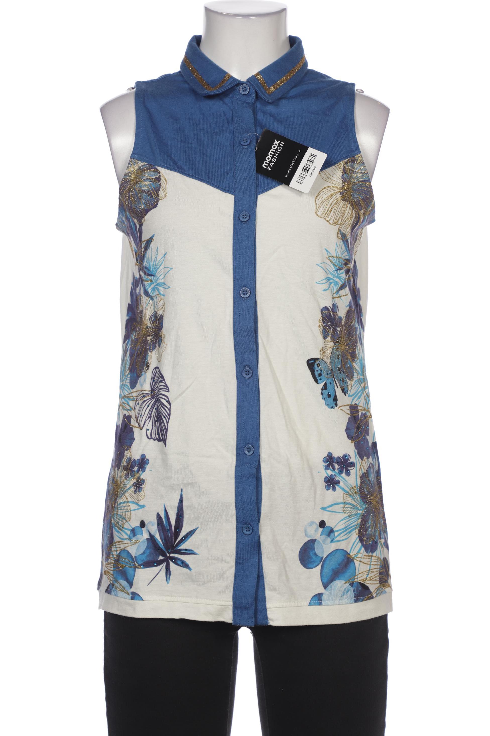 

Desigual Damen Bluse, blau, Gr. 36