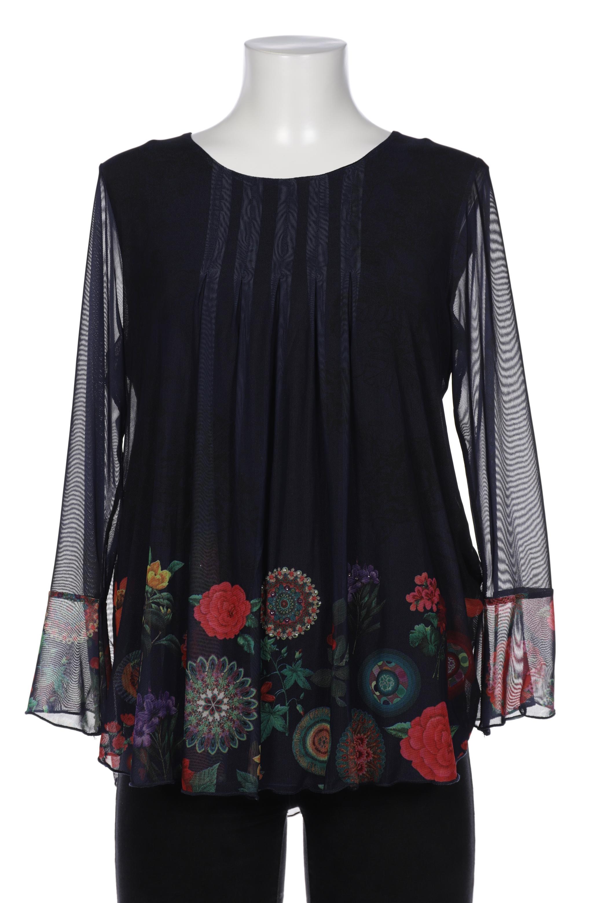 

Desigual Damen Bluse, marineblau, Gr. 42