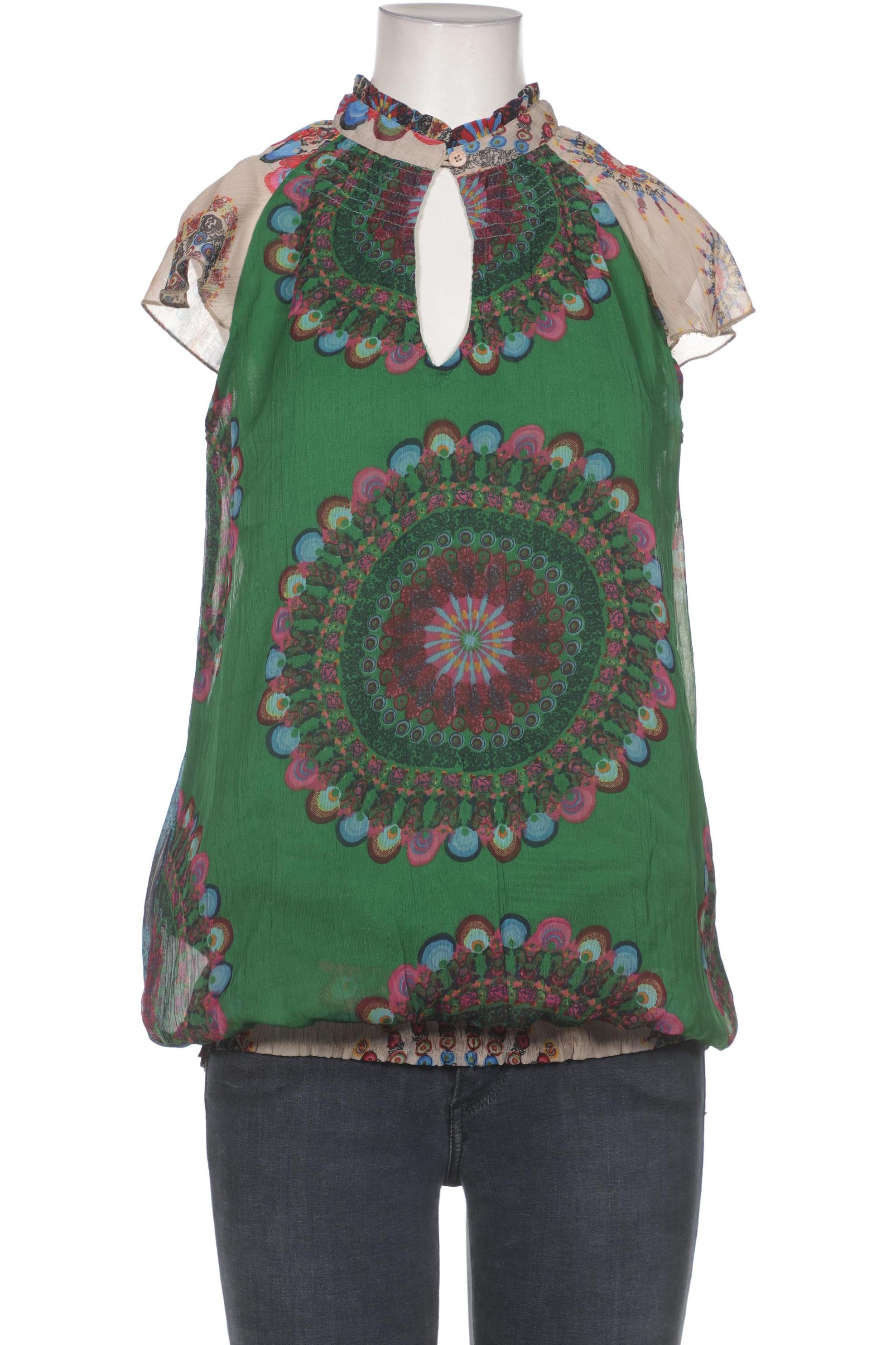 

Desigual Damen Bluse, grün, Gr. 38