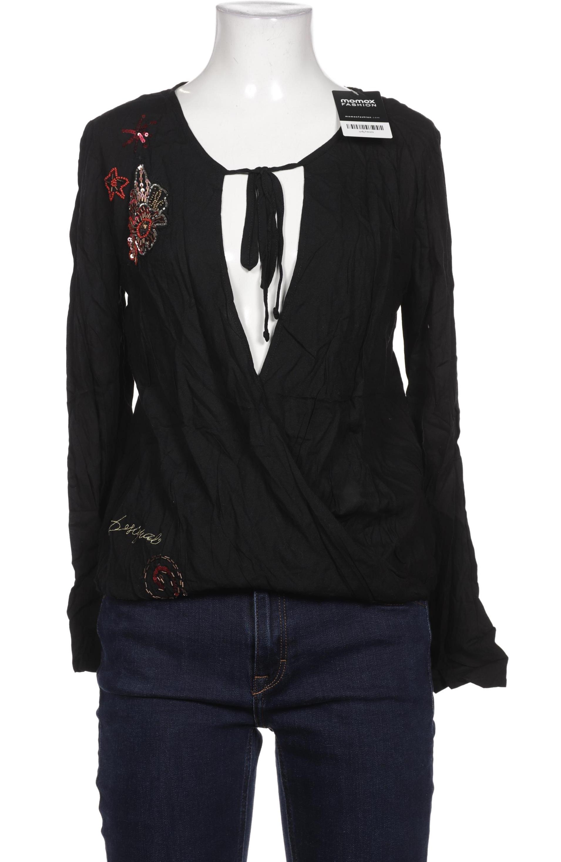 

Desigual Damen Bluse, schwarz, Gr. 38