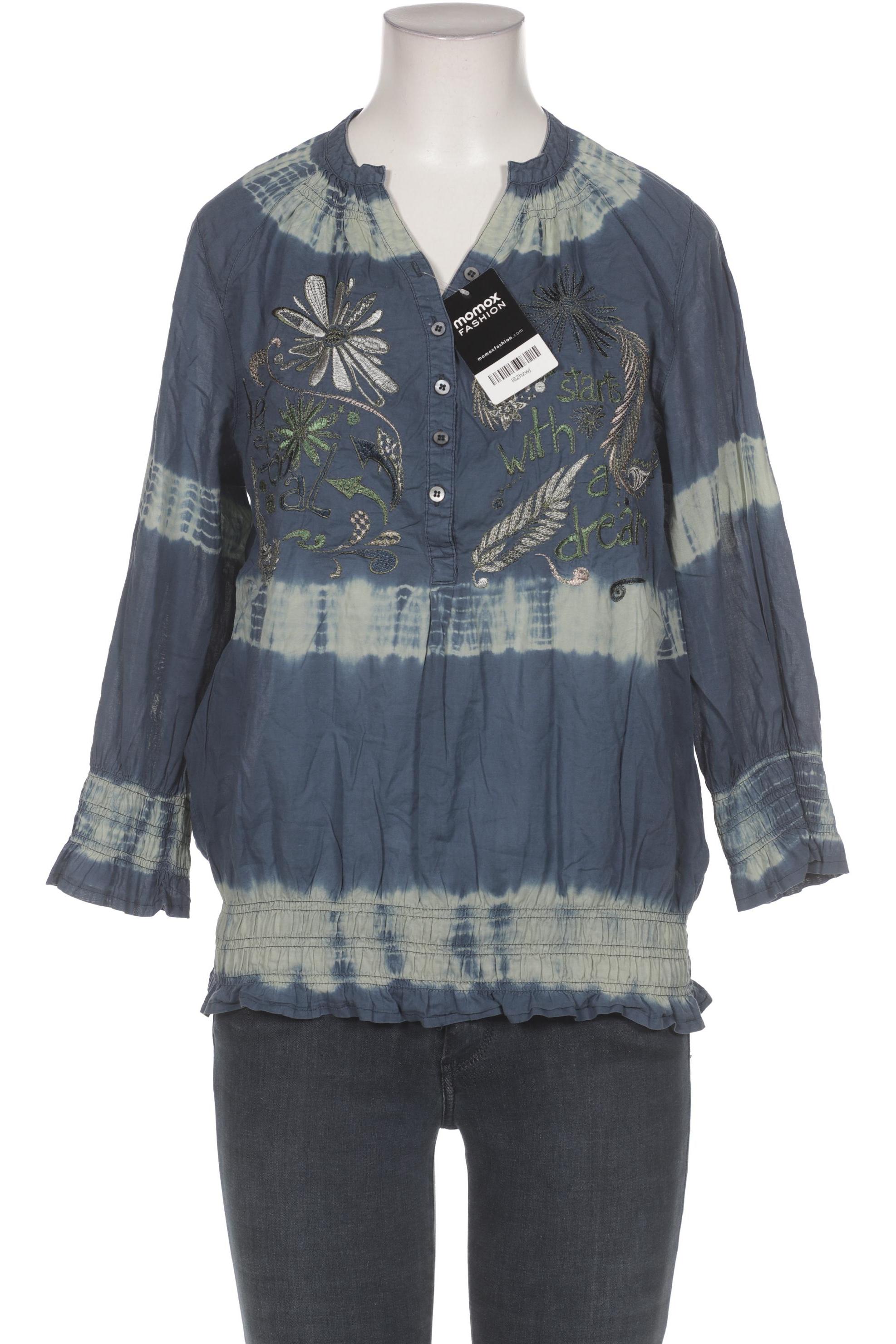 

Desigual Damen Bluse, blau, Gr. 38