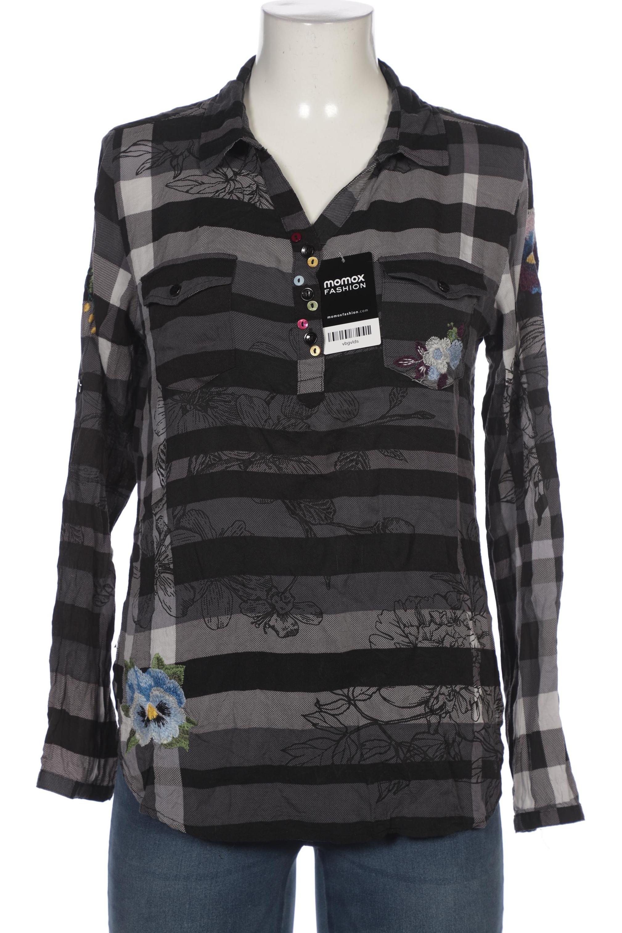 

Desigual Damen Bluse, grau, Gr. 42