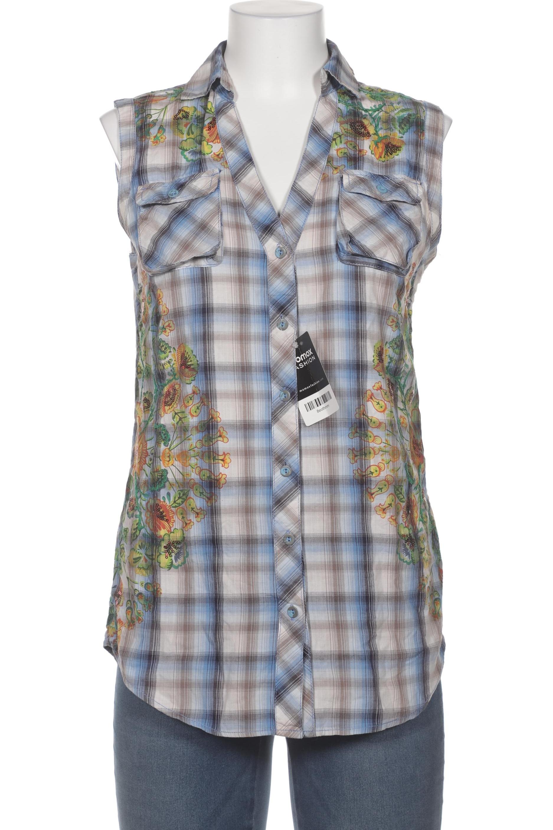 

Desigual Damen Bluse, blau, Gr. 42