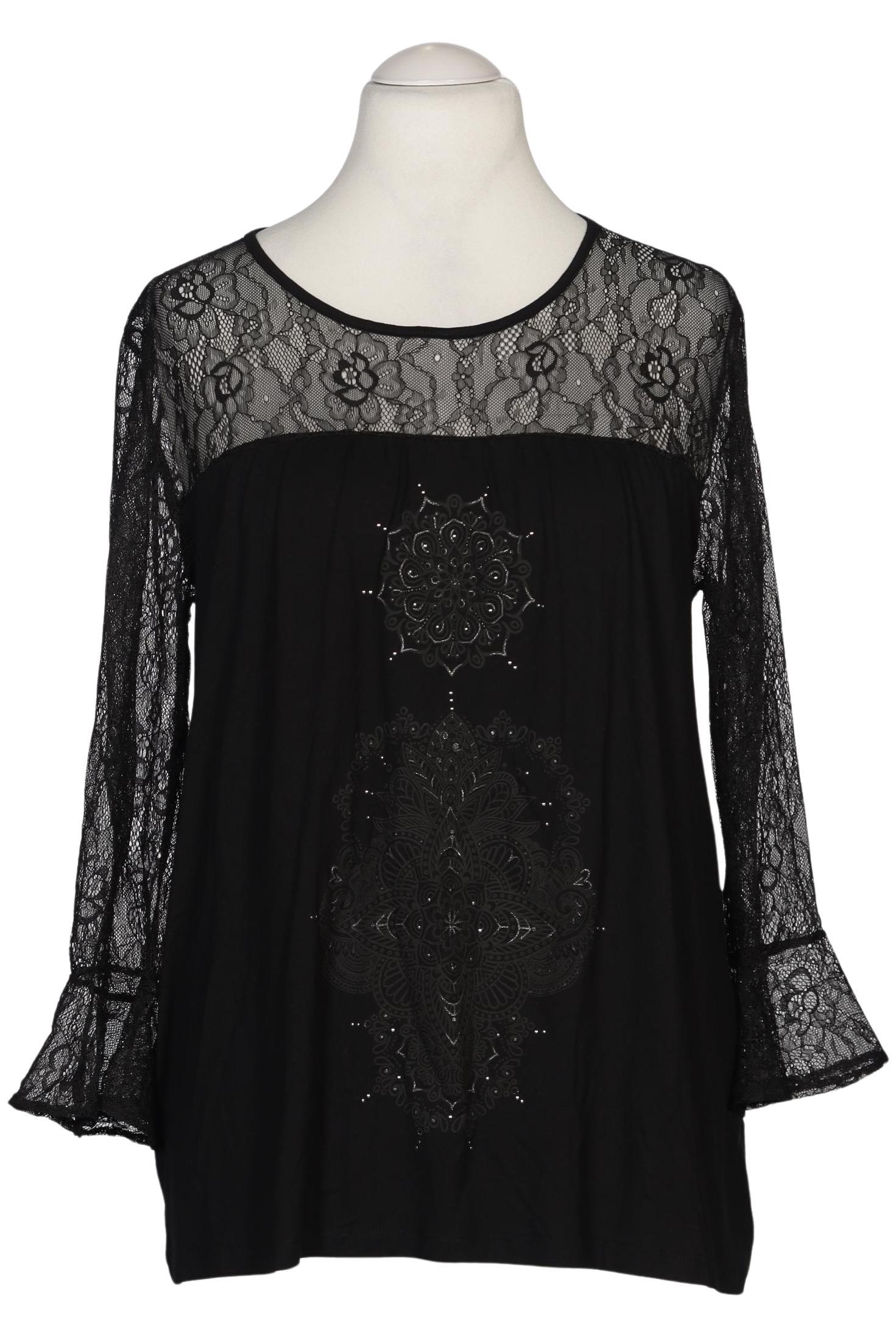 

Desigual Damen Bluse, schwarz, Gr. 44