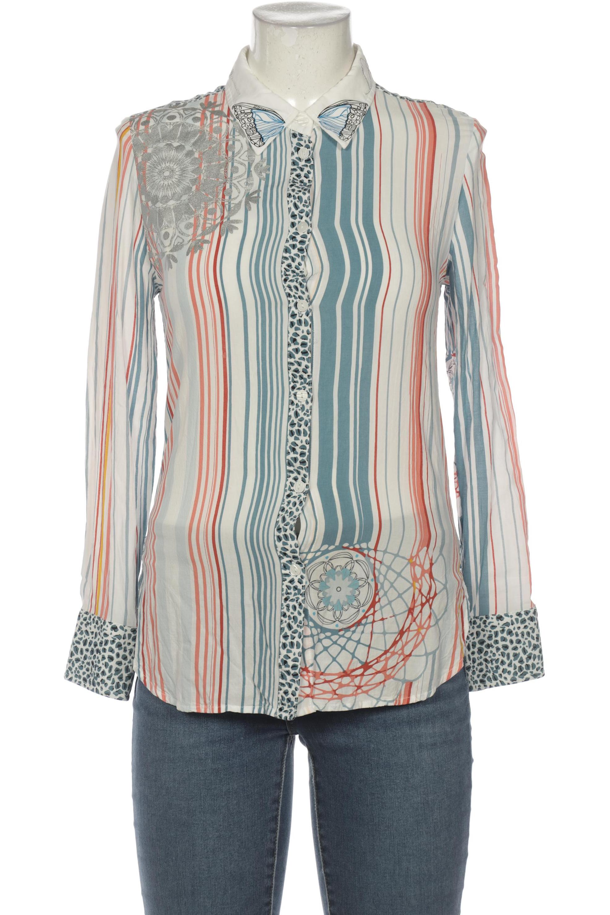 

Desigual Damen Bluse, blau, Gr. 38