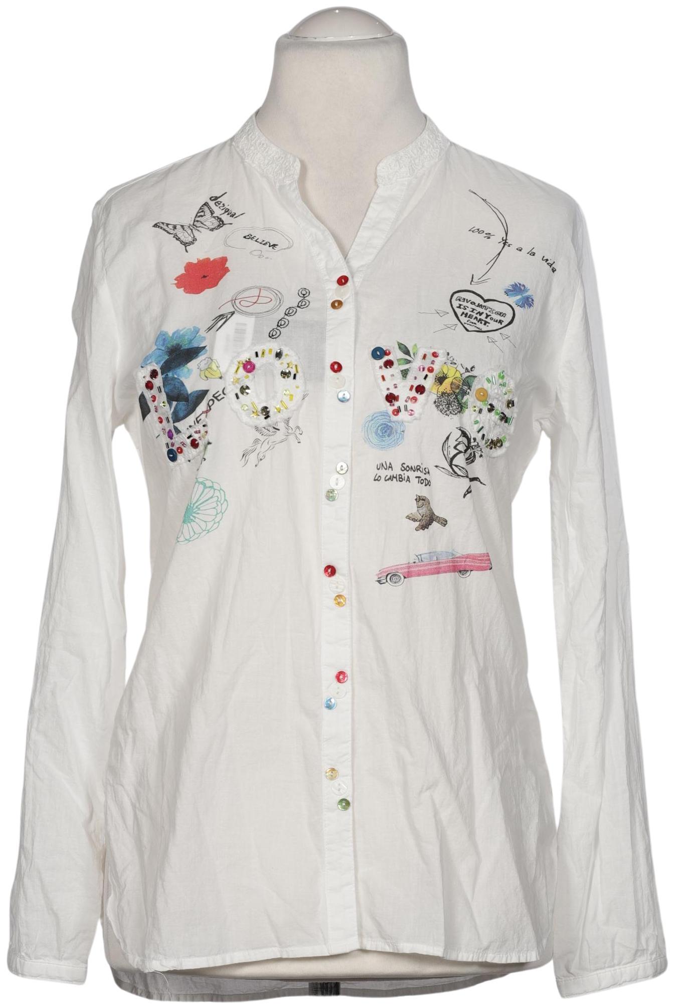 

Desigual Damen Bluse, weiß, Gr. 42