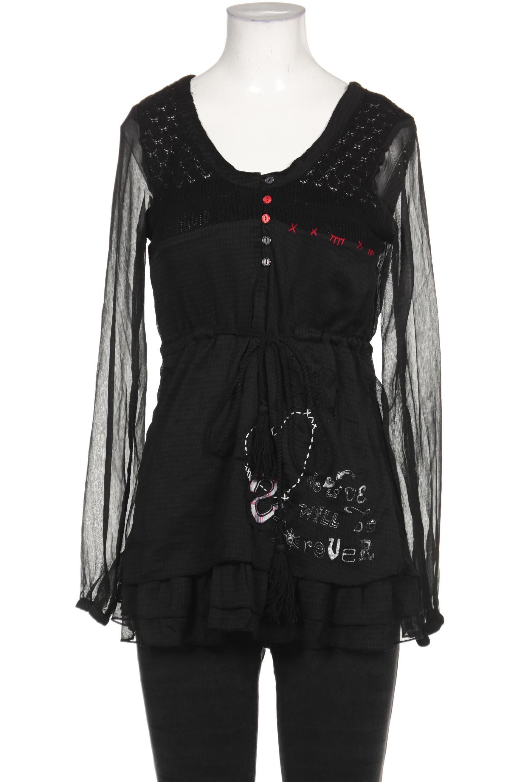 

Desigual Damen Bluse, schwarz, Gr. 36