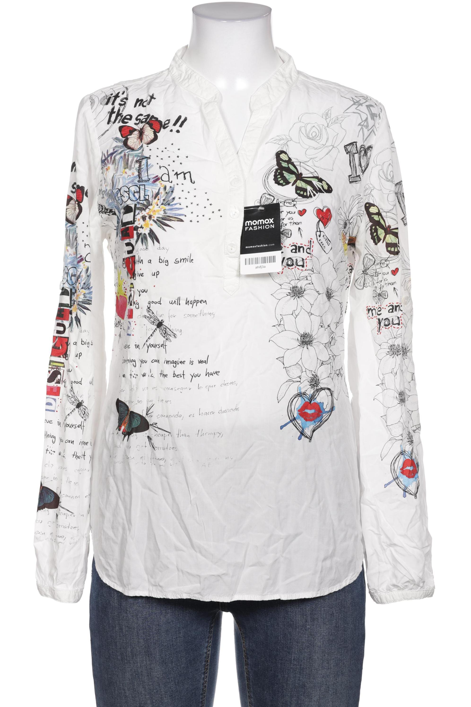 

Desigual Damen Bluse, weiß, Gr. 38