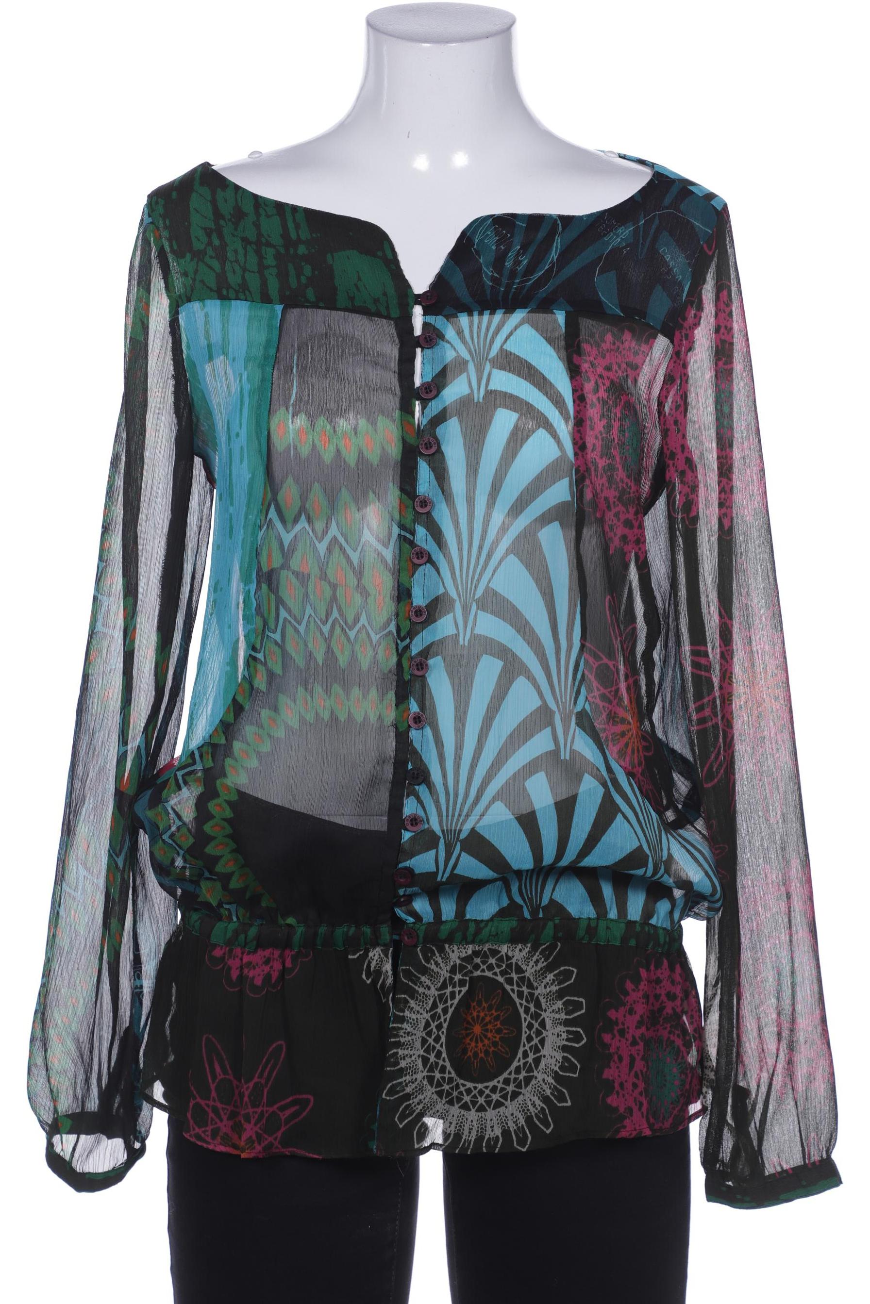 

Desigual Damen Bluse, blau, Gr. 38