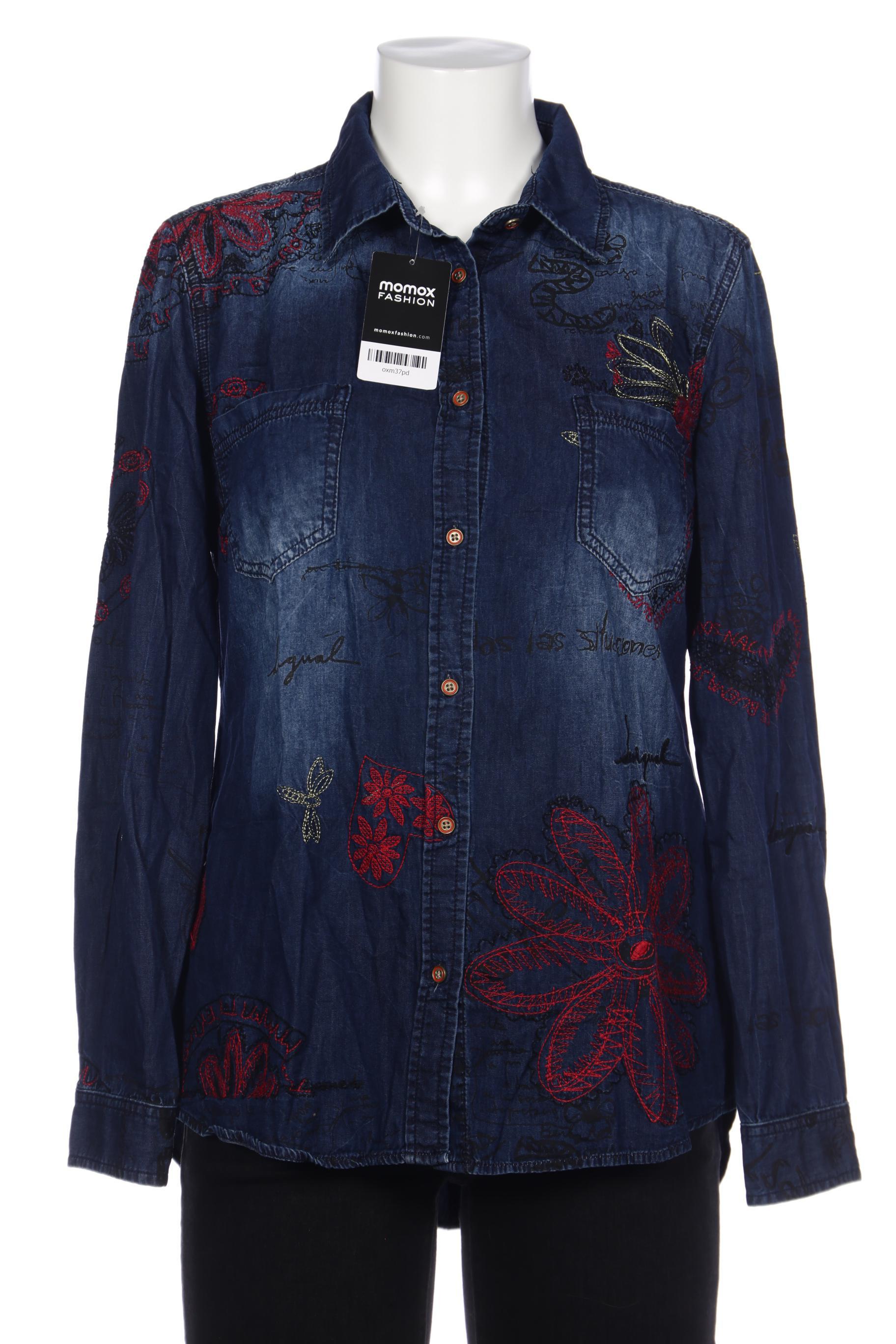 

Desigual Damen Bluse, marineblau, Gr. 42