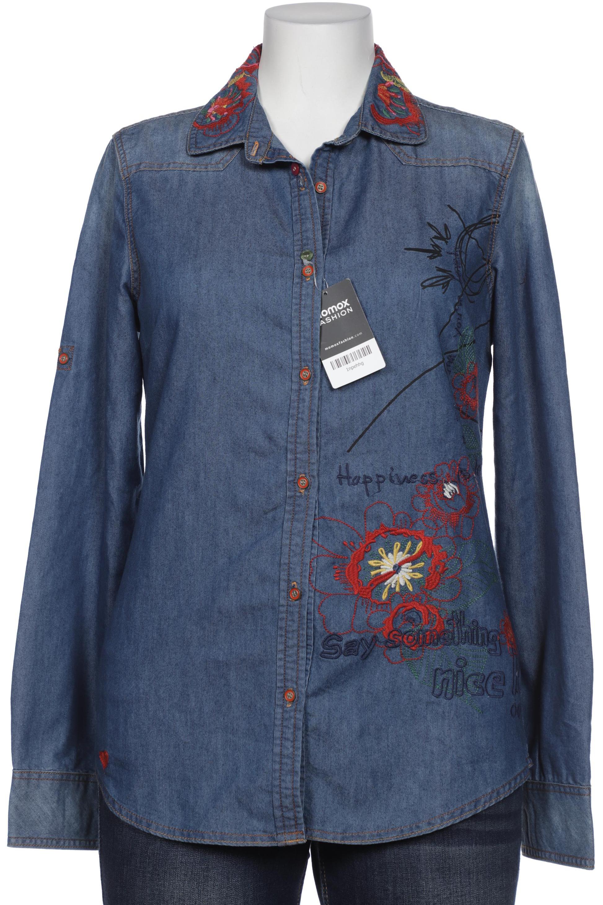 

Desigual Damen Bluse, marineblau, Gr. 44