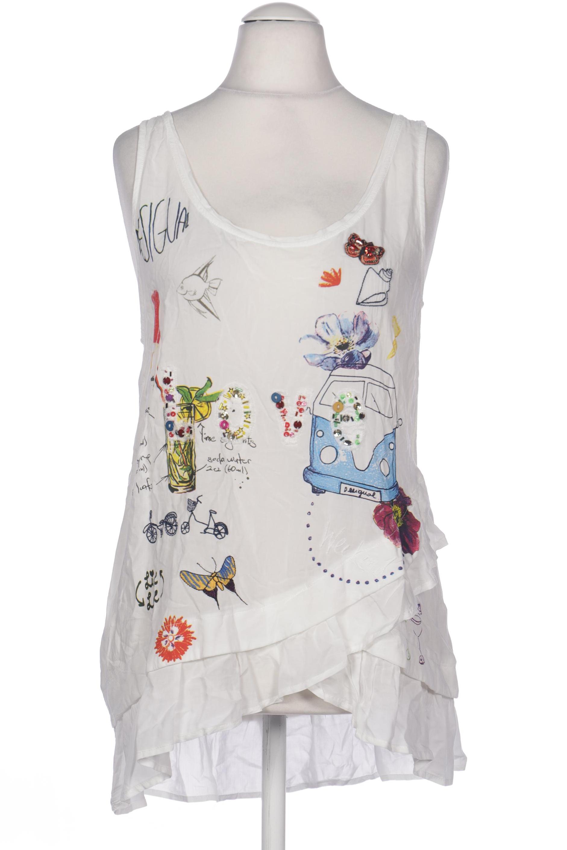 

Desigual Damen Bluse, weiß, Gr. 38