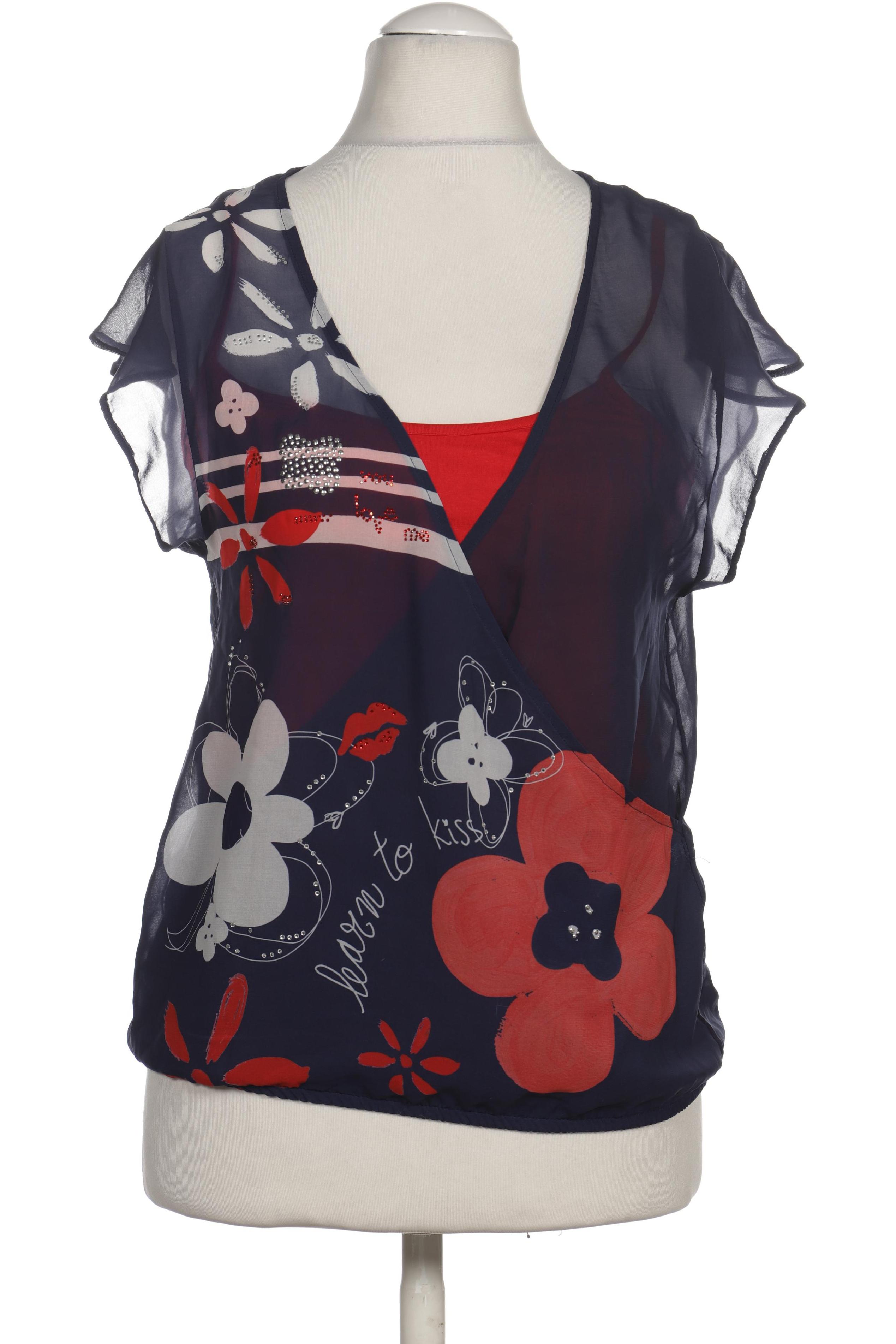 

Desigual Damen Bluse, blau, Gr. 38