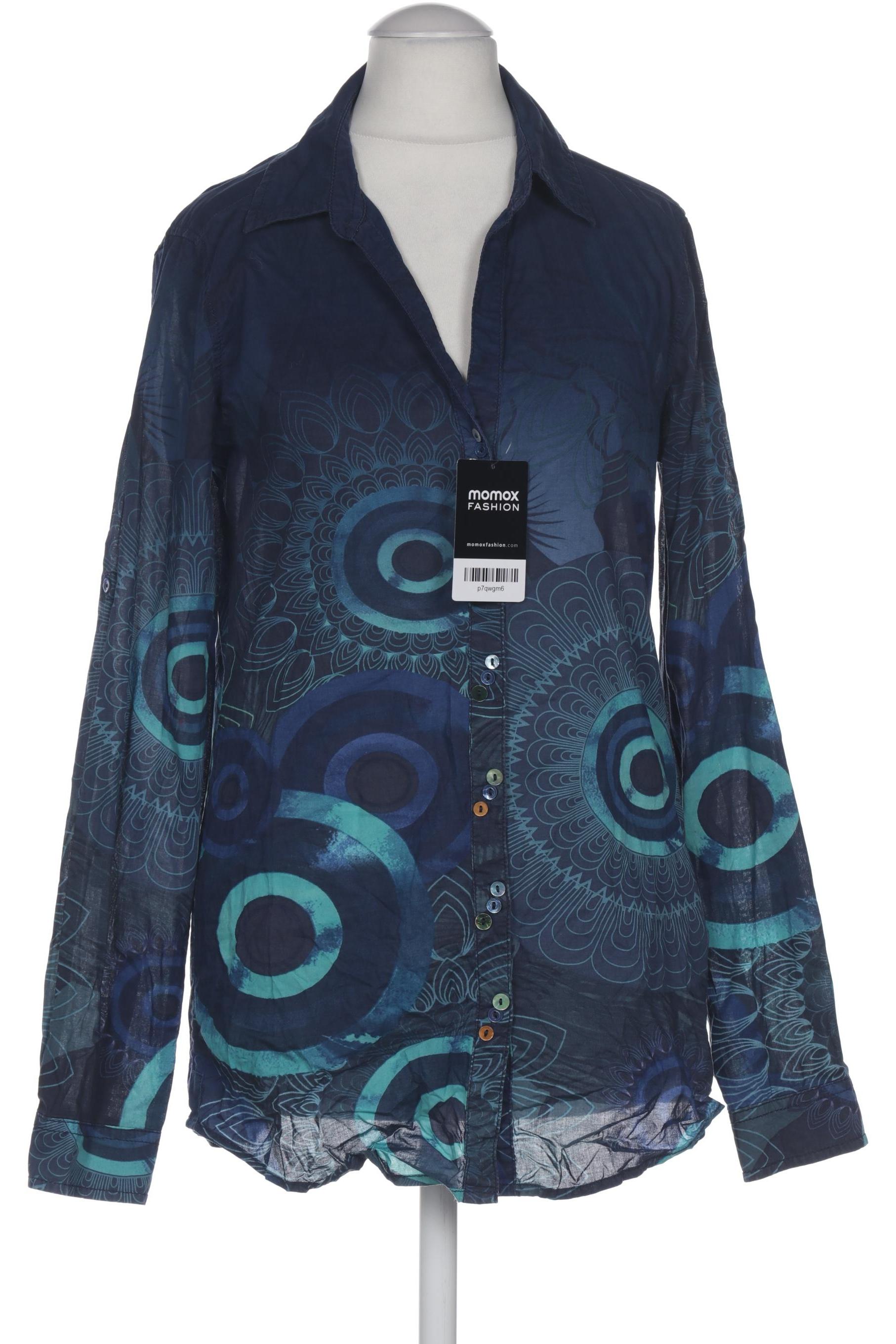 

Desigual Damen Bluse, marineblau, Gr. 34