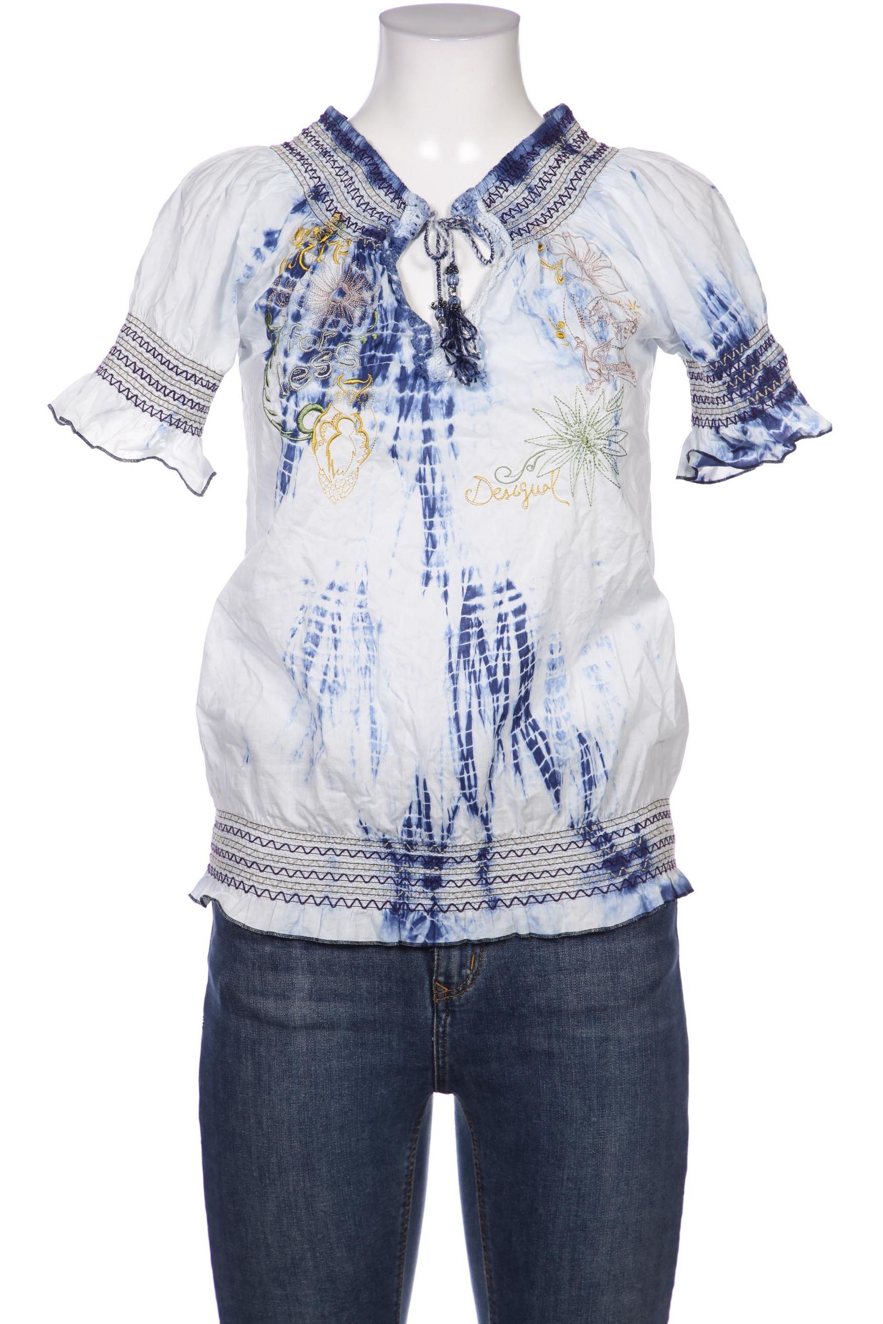 

Desigual Damen Bluse, hellblau, Gr. 38