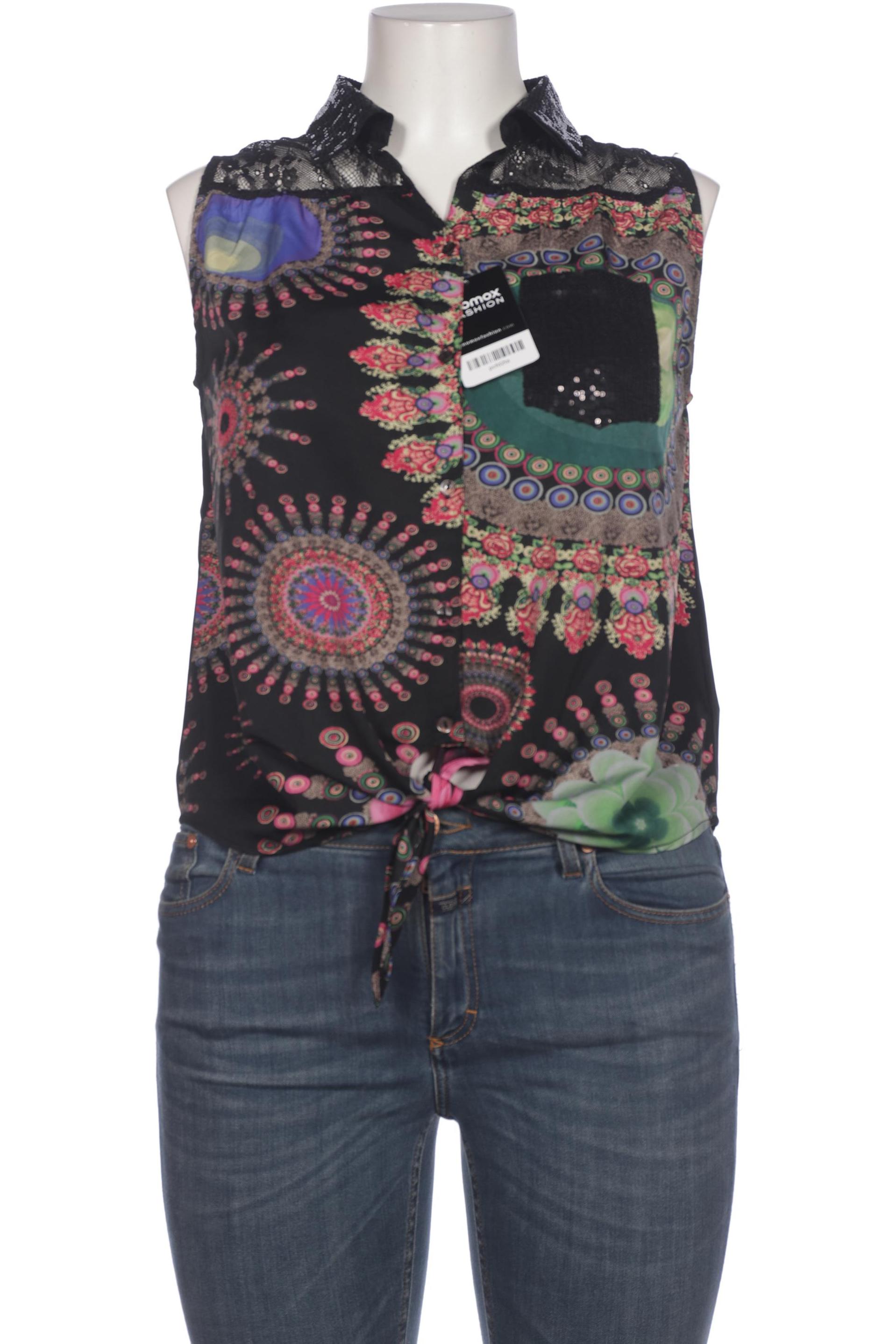 

Desigual Damen Bluse, schwarz, Gr. 42