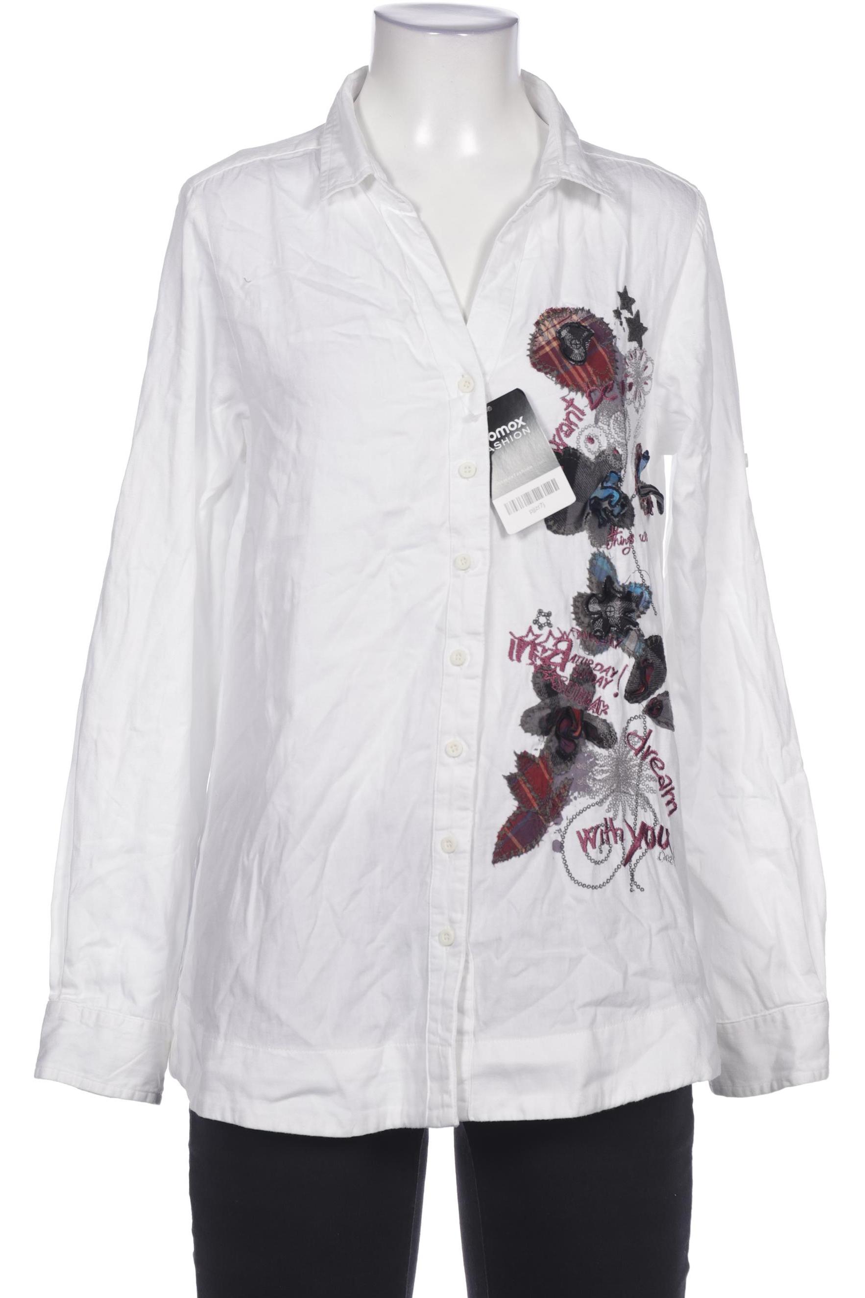 

Desigual Damen Bluse, weiß, Gr. 38