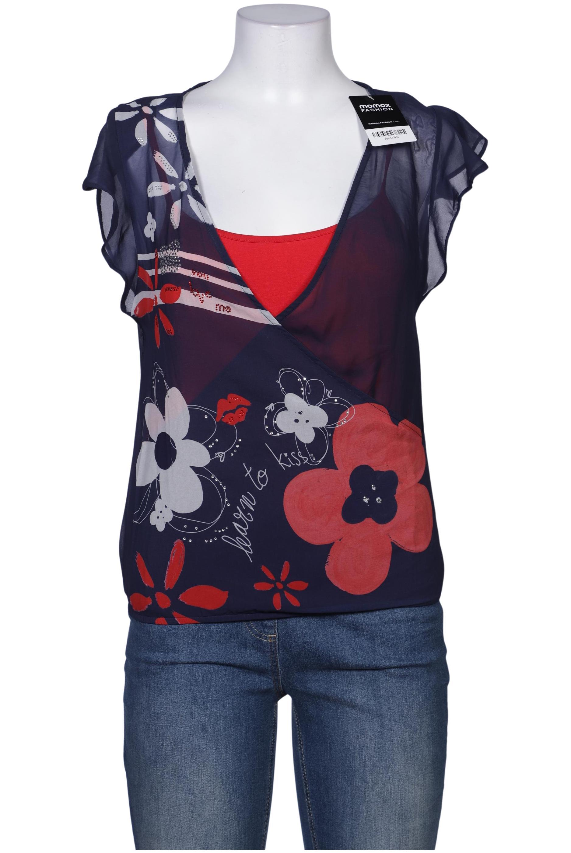 

Desigual Damen Bluse, marineblau, Gr. 38