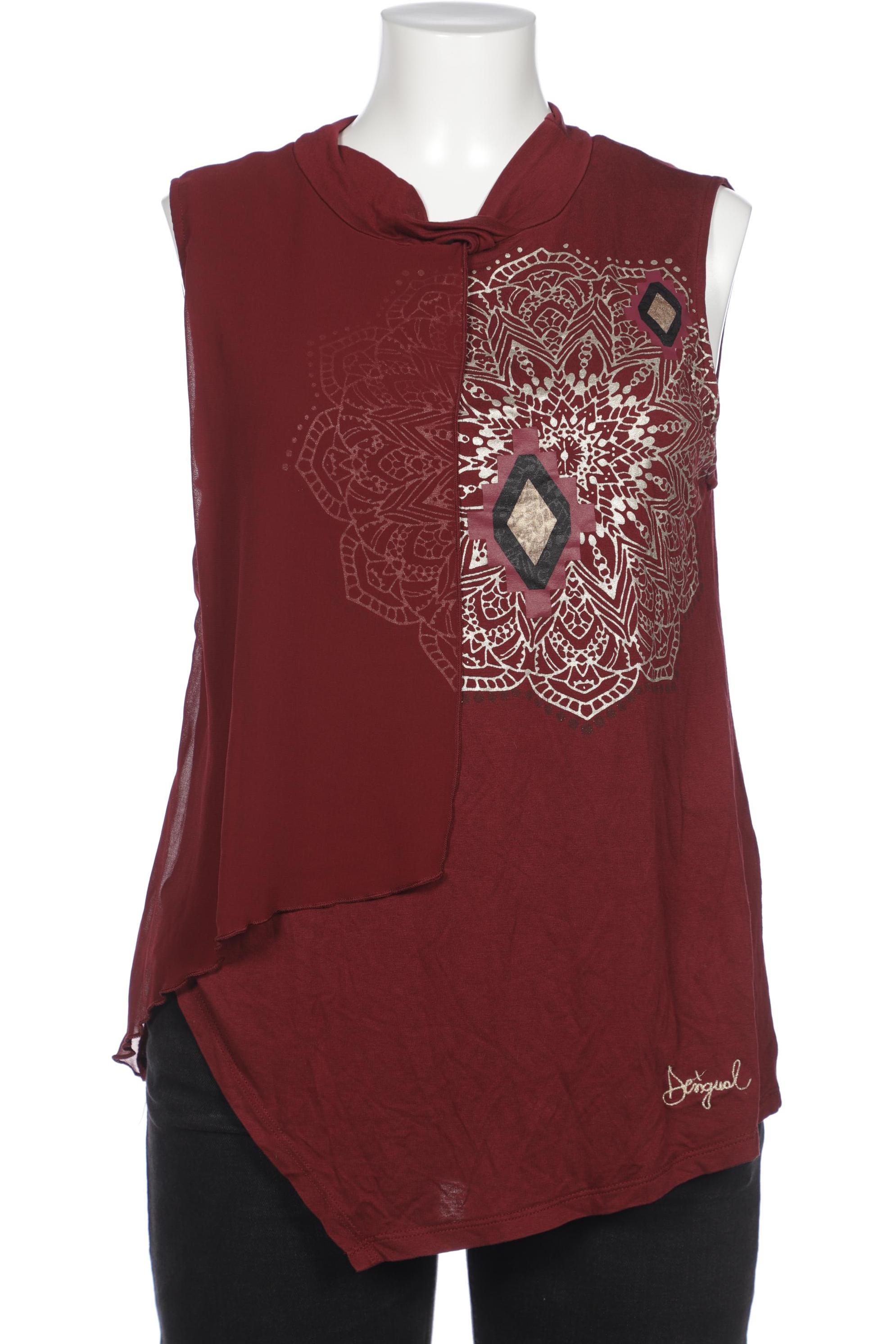 

Desigual Damen Bluse, bordeaux, Gr. 44