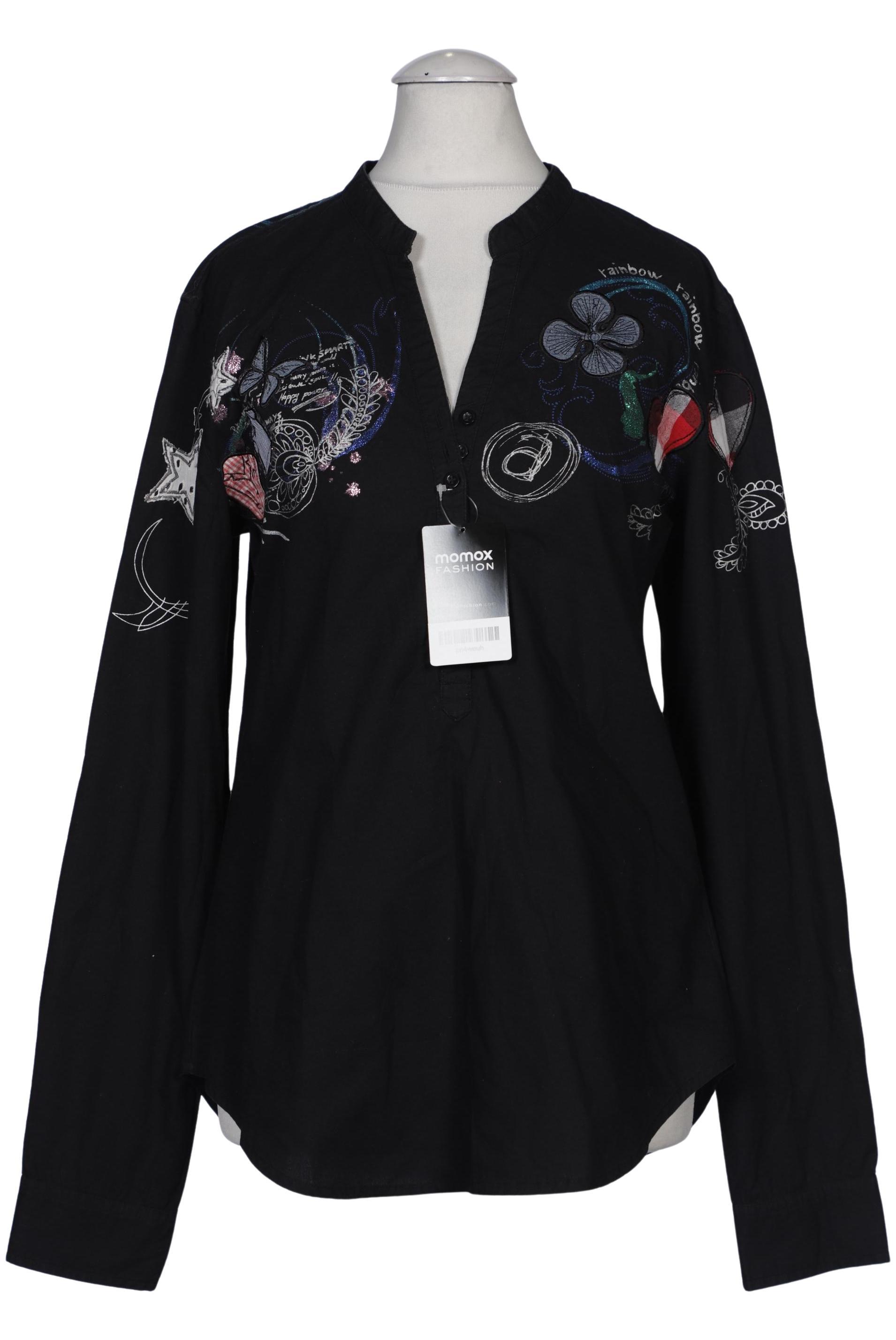 

Desigual Damen Bluse, schwarz, Gr. 36