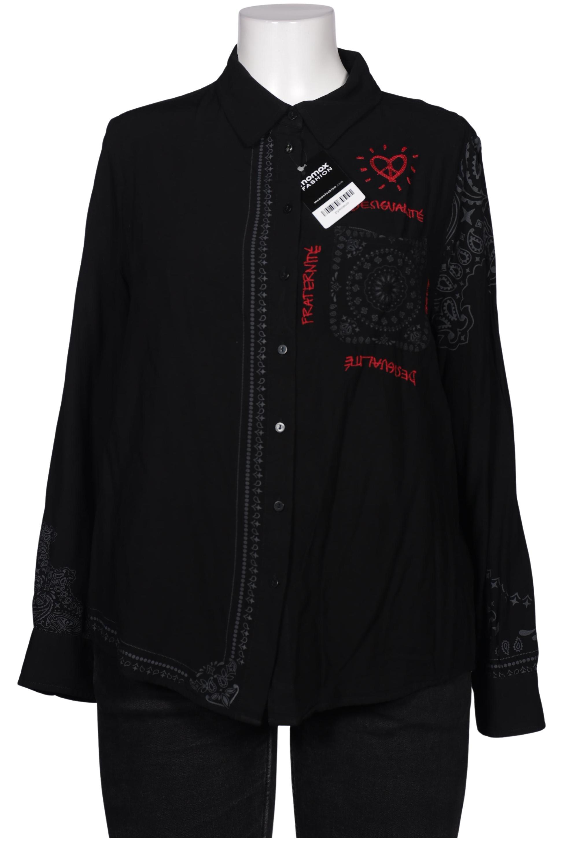 

Desigual Damen Bluse, schwarz, Gr. 44