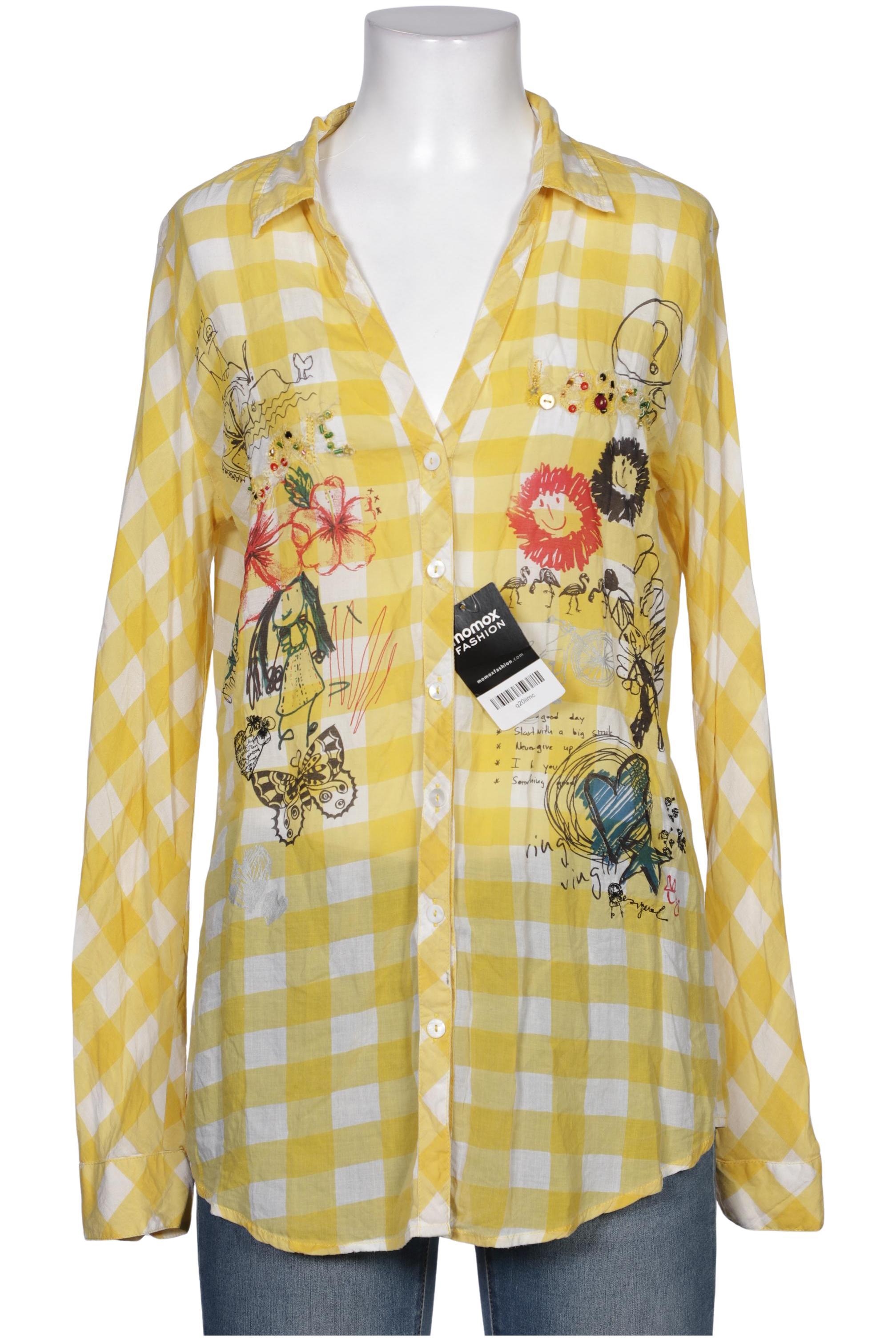 

Desigual Damen Bluse, gelb, Gr. 38
