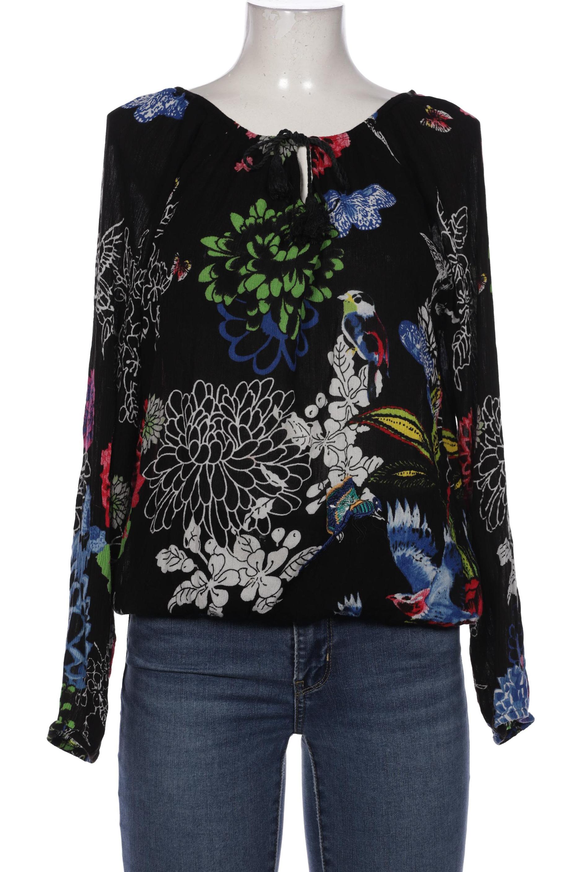 

Desigual Damen Bluse, schwarz, Gr. 42