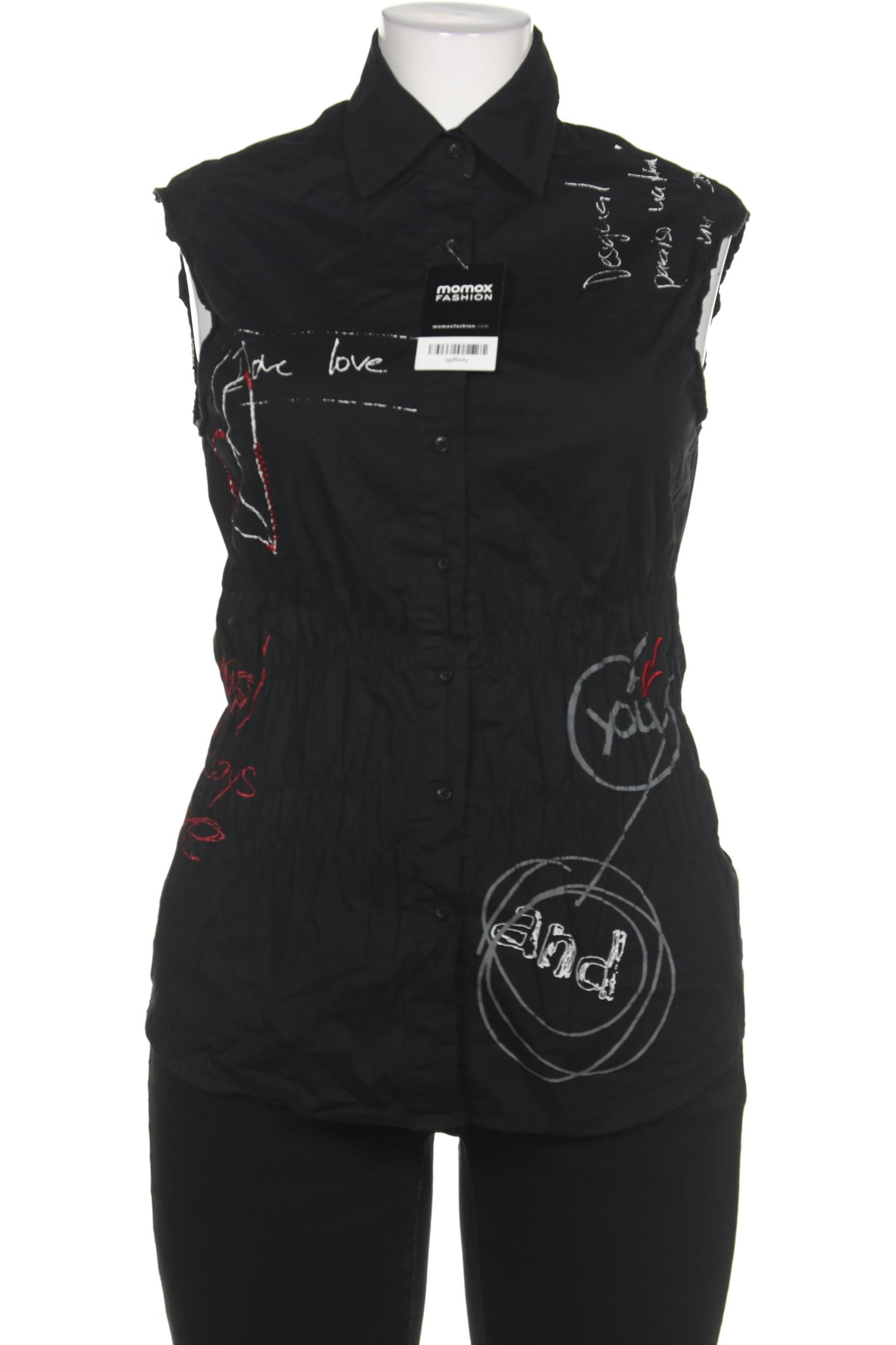 

Desigual Damen Bluse, schwarz, Gr. 44