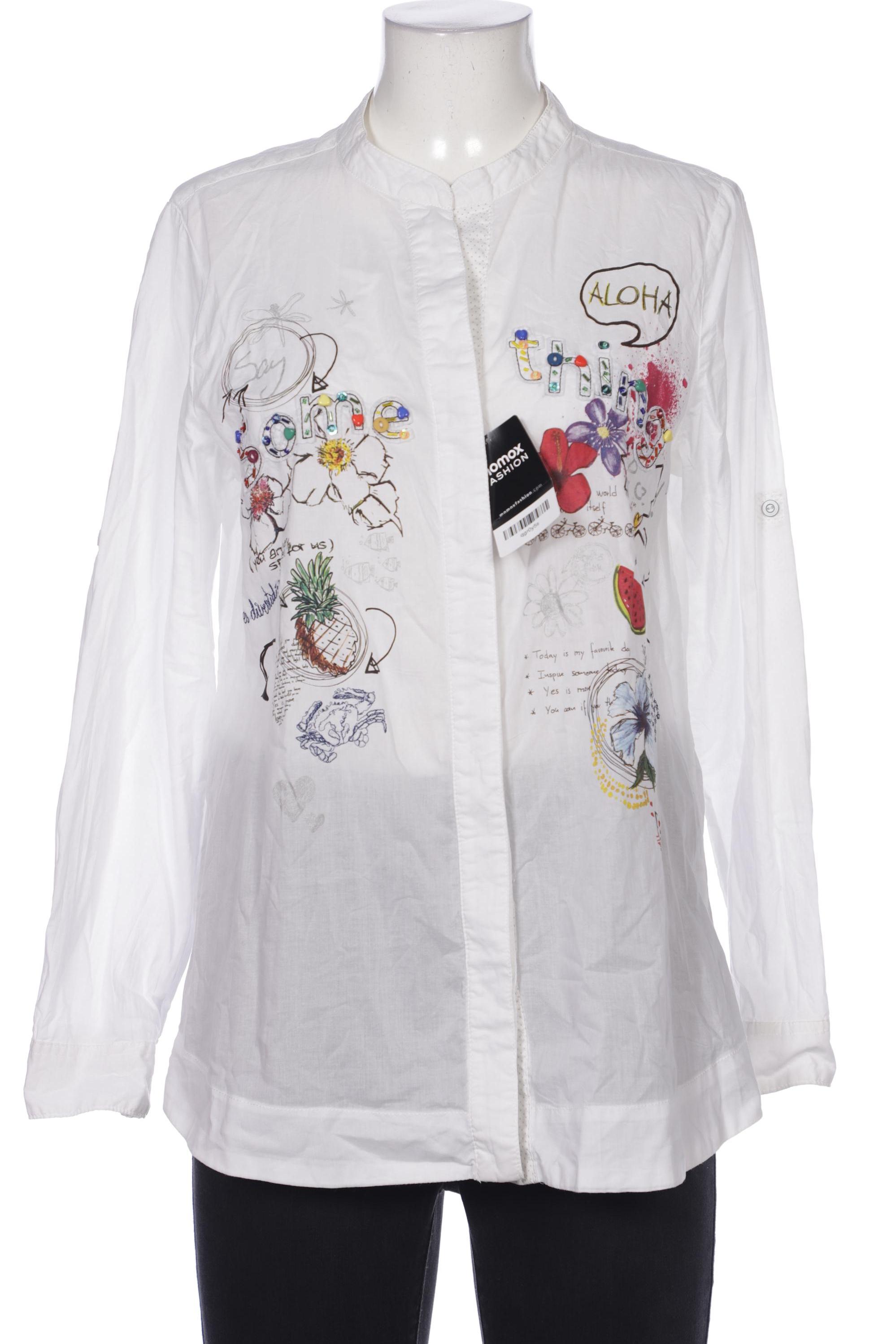 

Desigual Damen Bluse, weiß, Gr. 42