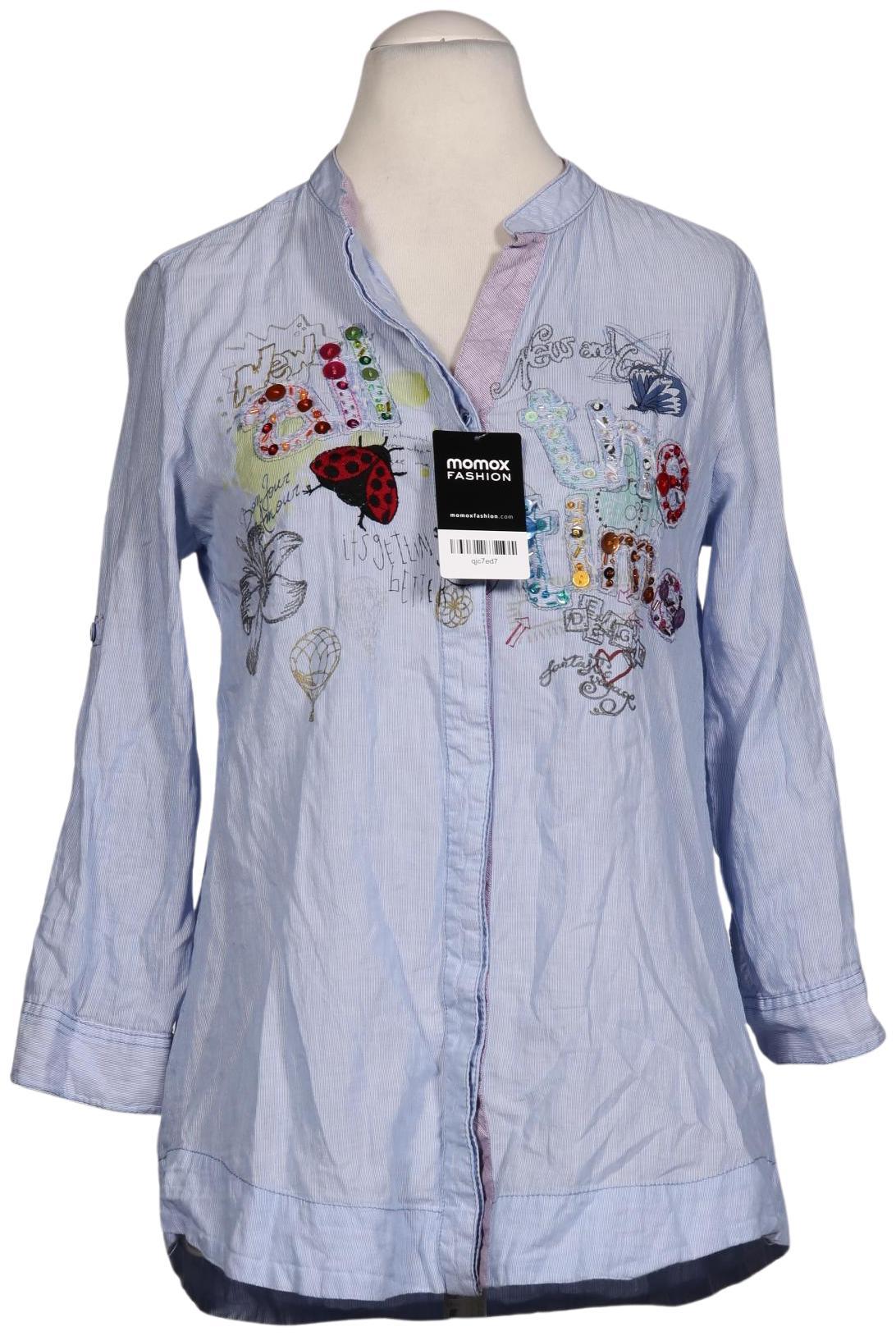 

Desigual Damen Bluse, blau, Gr. 36