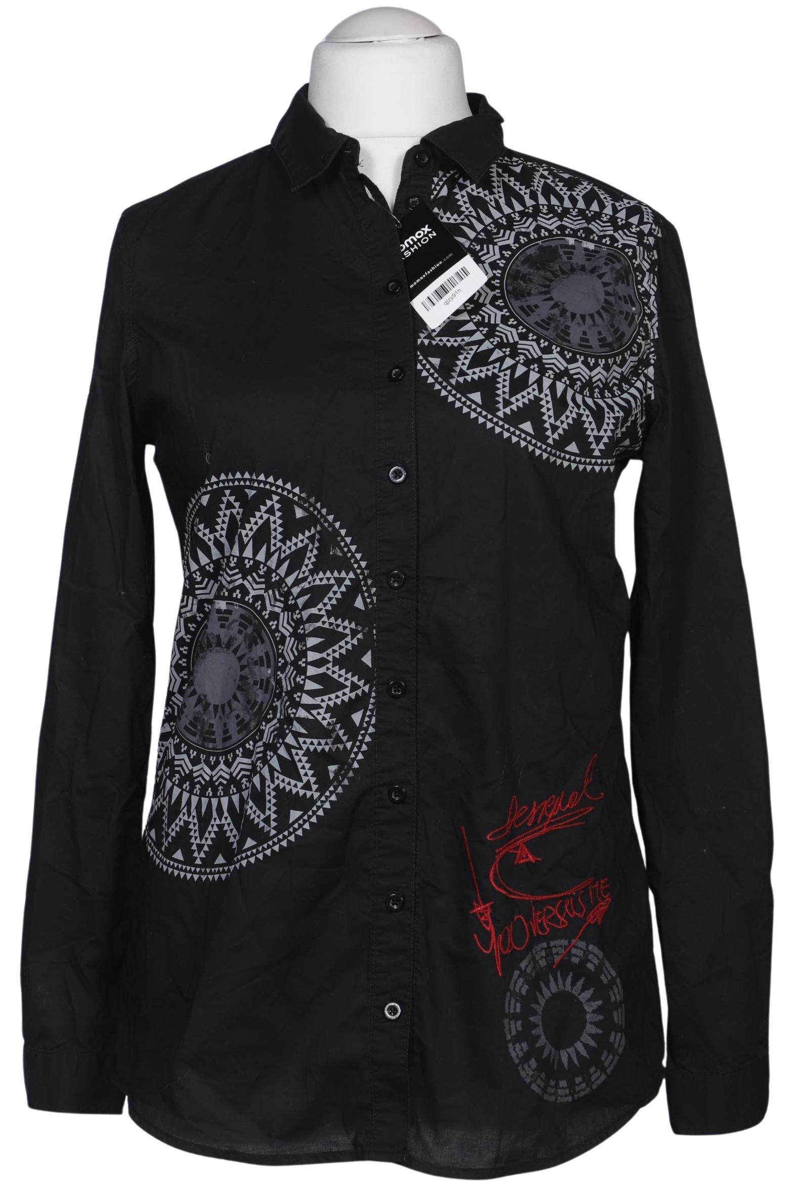 

Desigual Damen Bluse, schwarz, Gr. 42