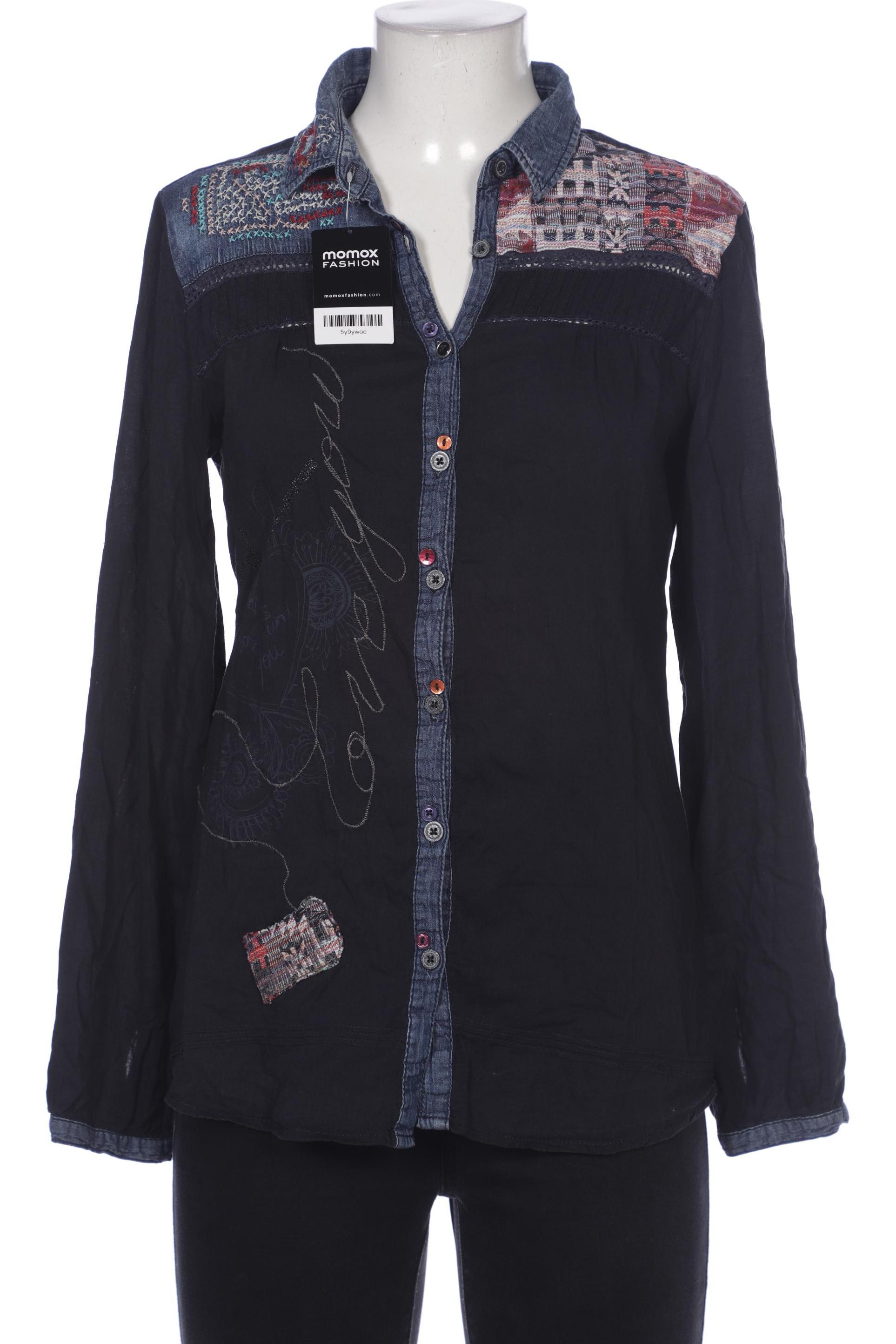 

Desigual Damen Bluse, schwarz, Gr. 38
