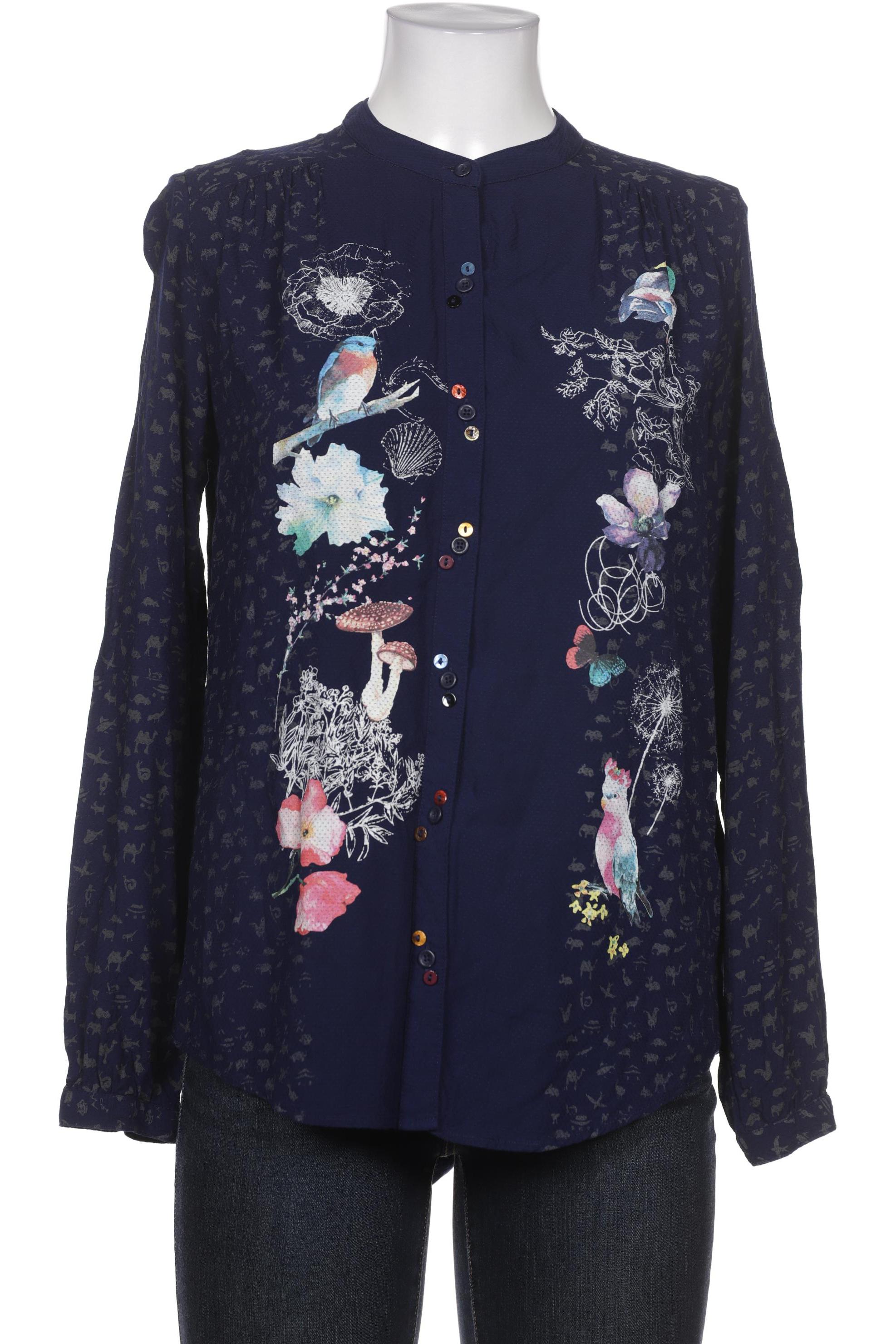 

Desigual Damen Bluse, marineblau, Gr. 36