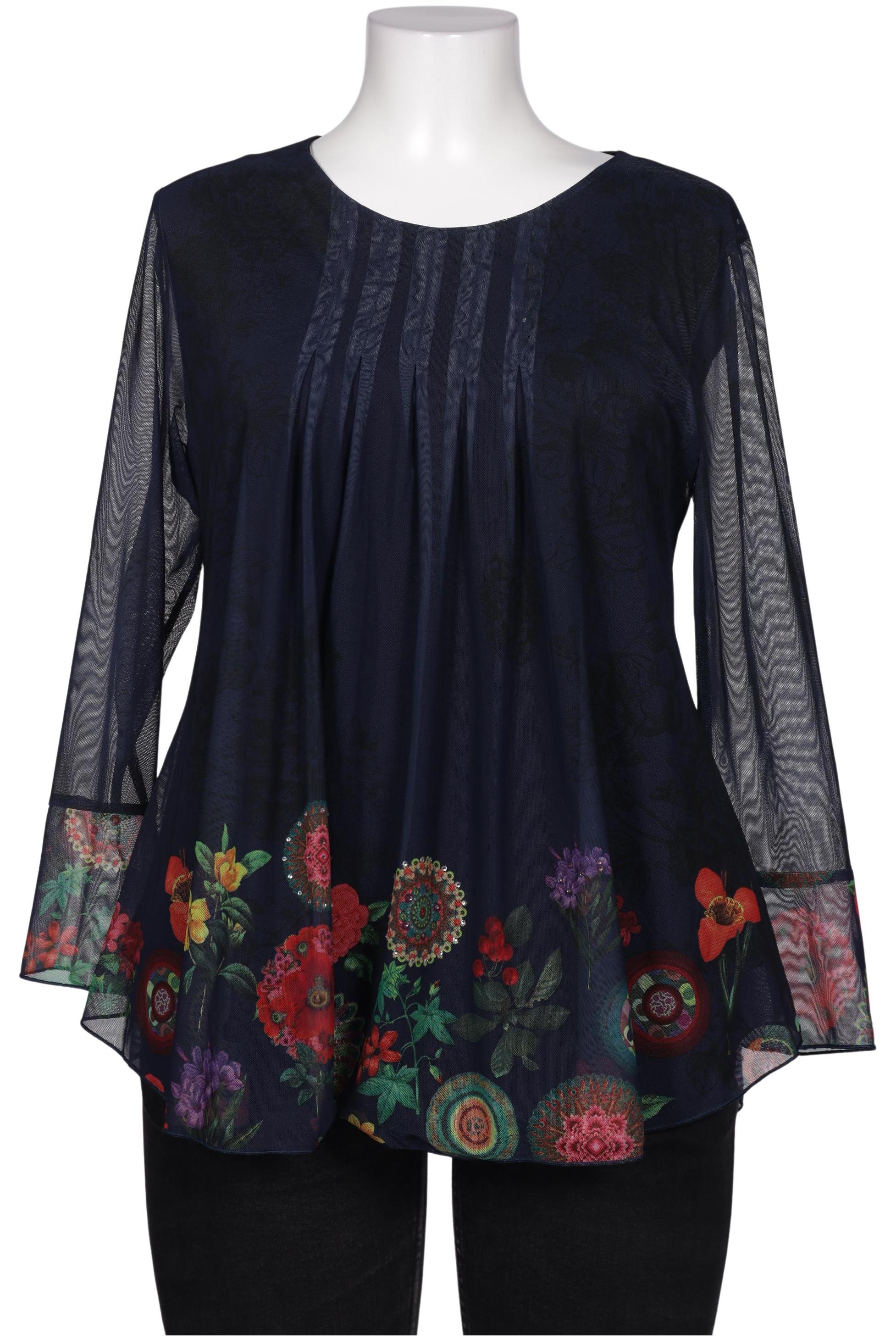 

Desigual Damen Bluse, marineblau, Gr. 44
