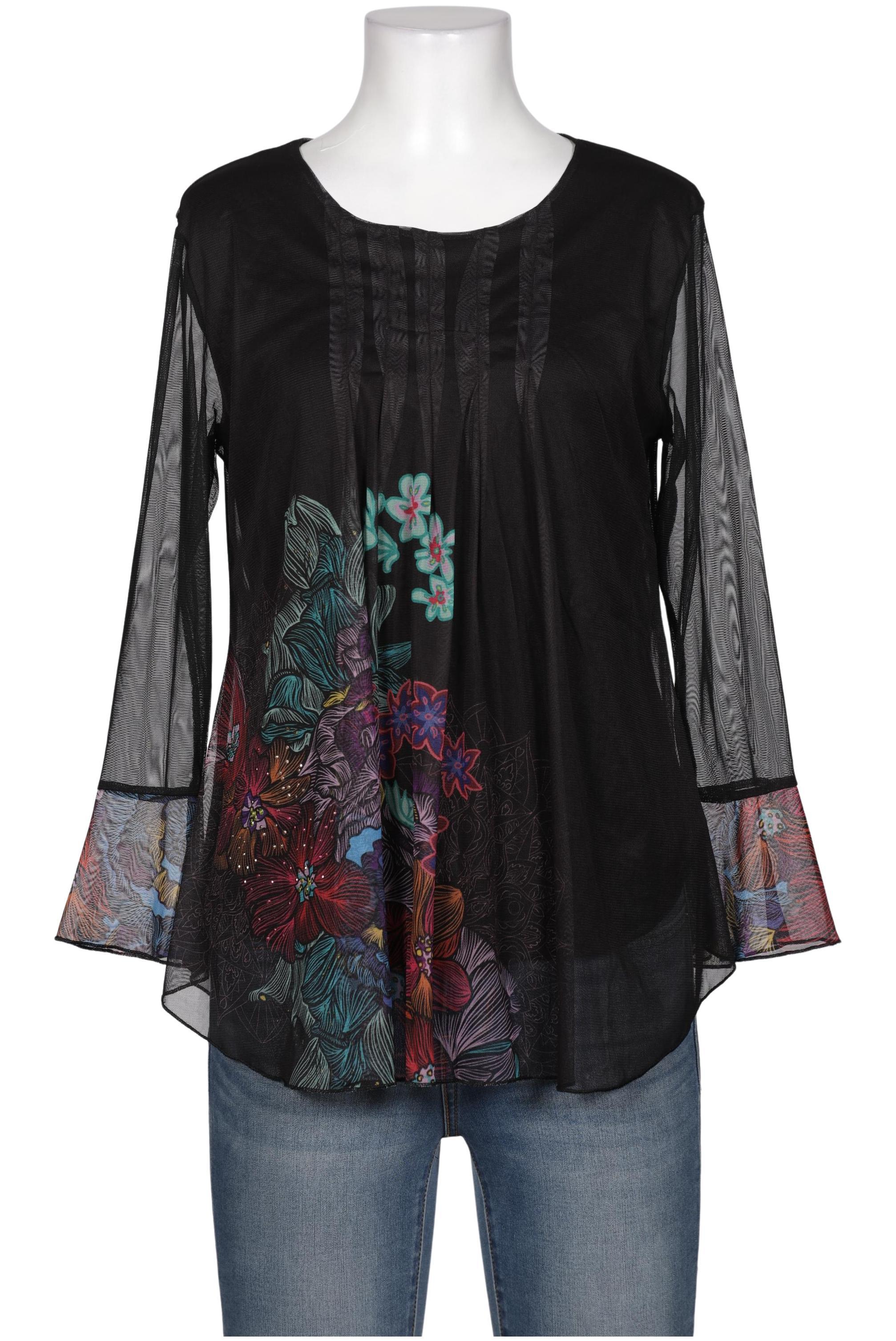 

Desigual Damen Bluse, schwarz, Gr. 38