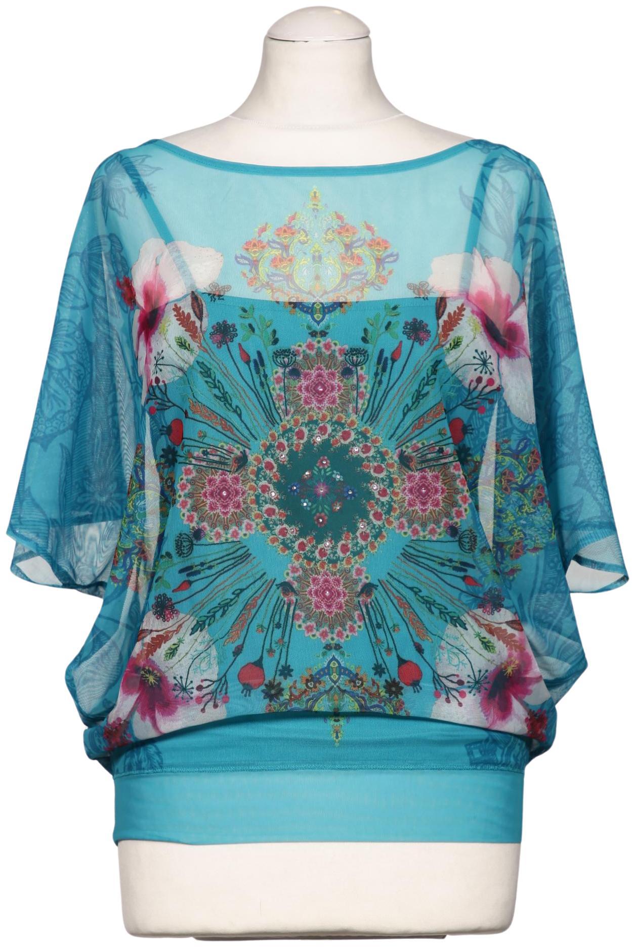 

Desigual Damen Bluse, türkis, Gr. 38