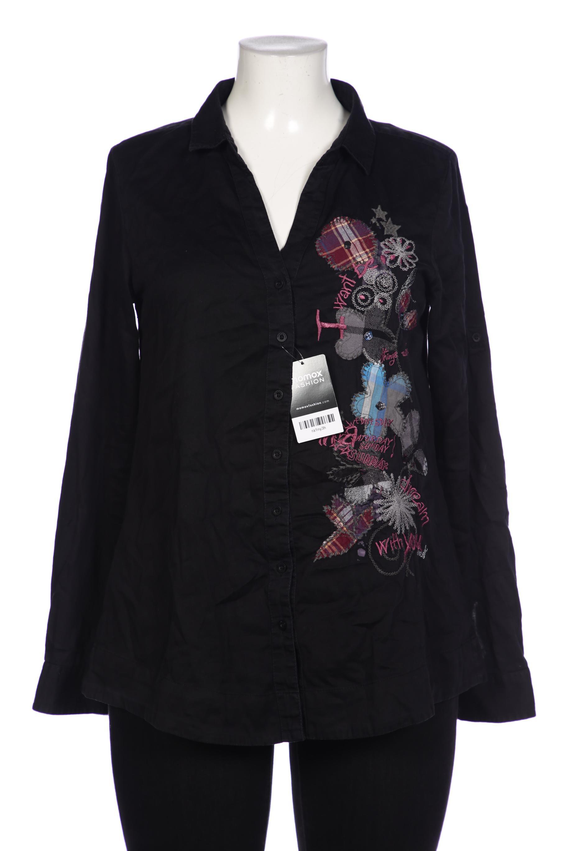 

Desigual Damen Bluse, schwarz, Gr. 42