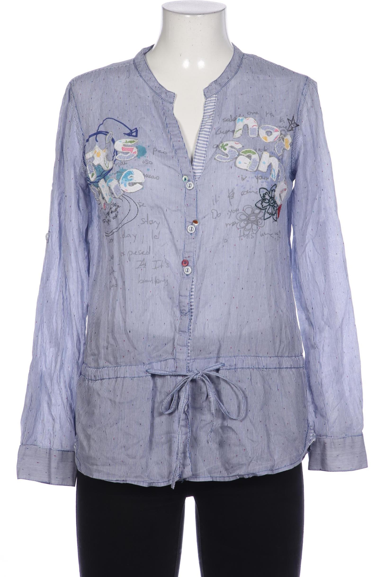 

Desigual Damen Bluse, blau, Gr. 42