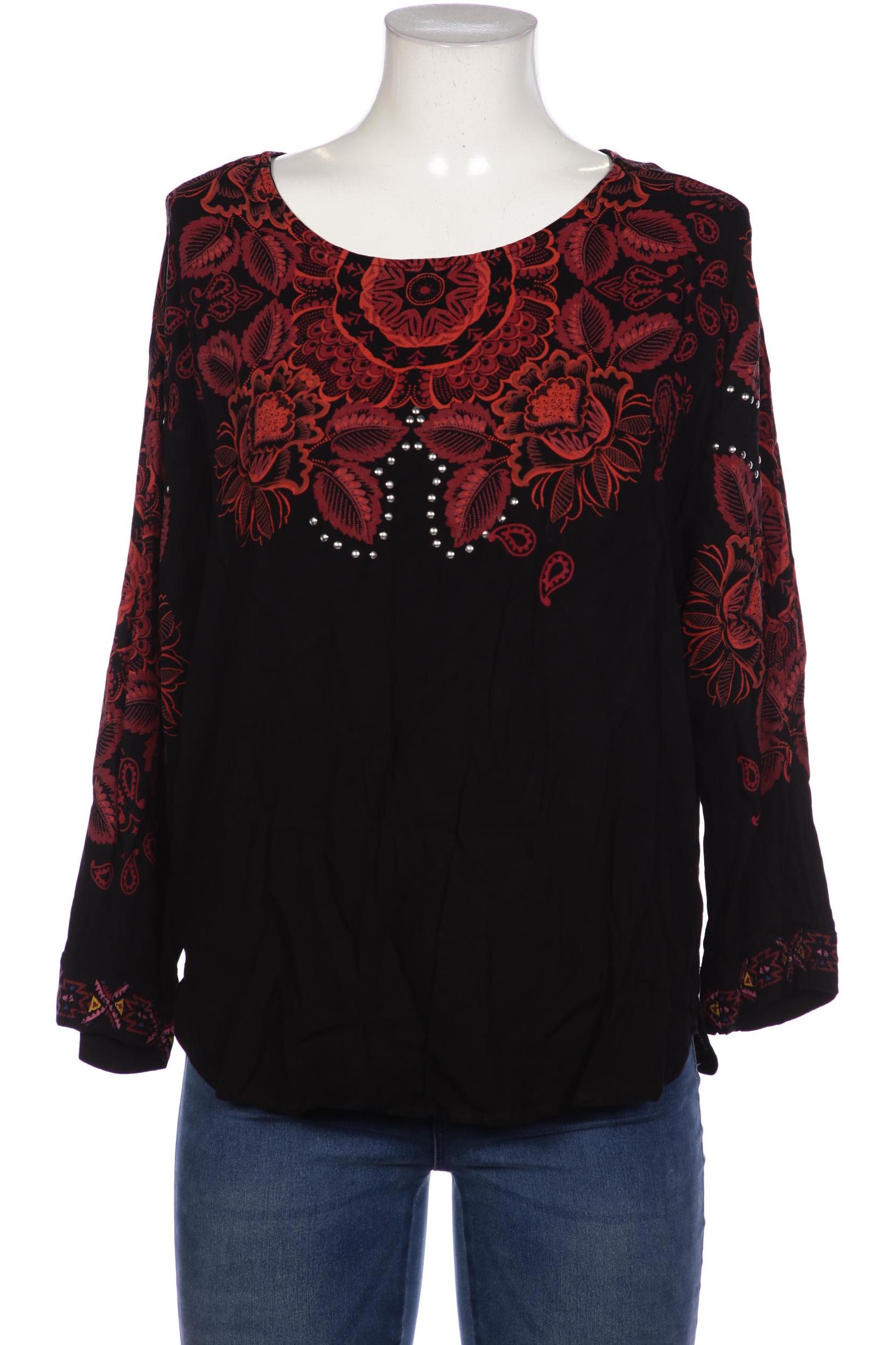 

Desigual Damen Bluse, schwarz, Gr. 42