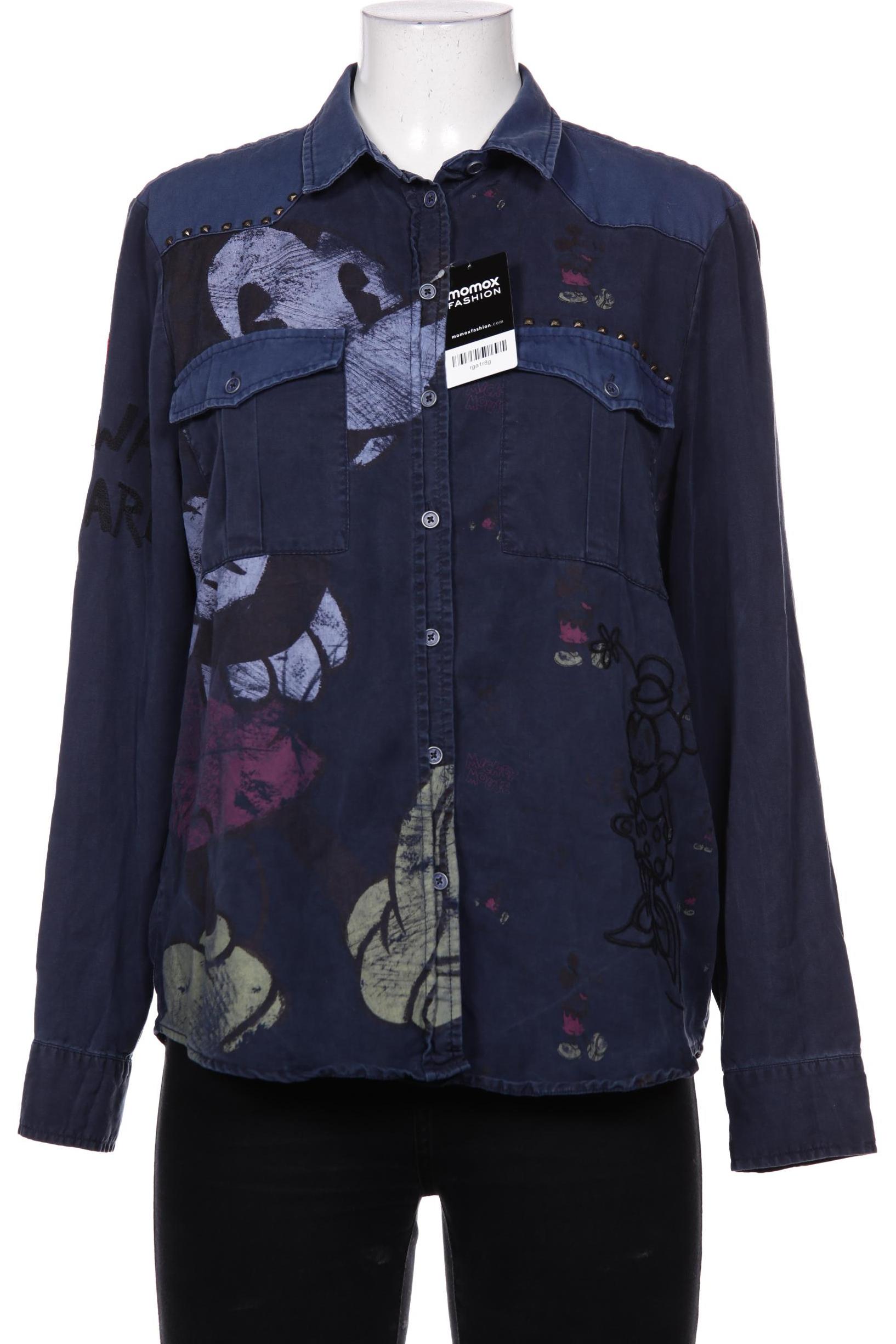 

Desigual Damen Bluse, marineblau, Gr. 42