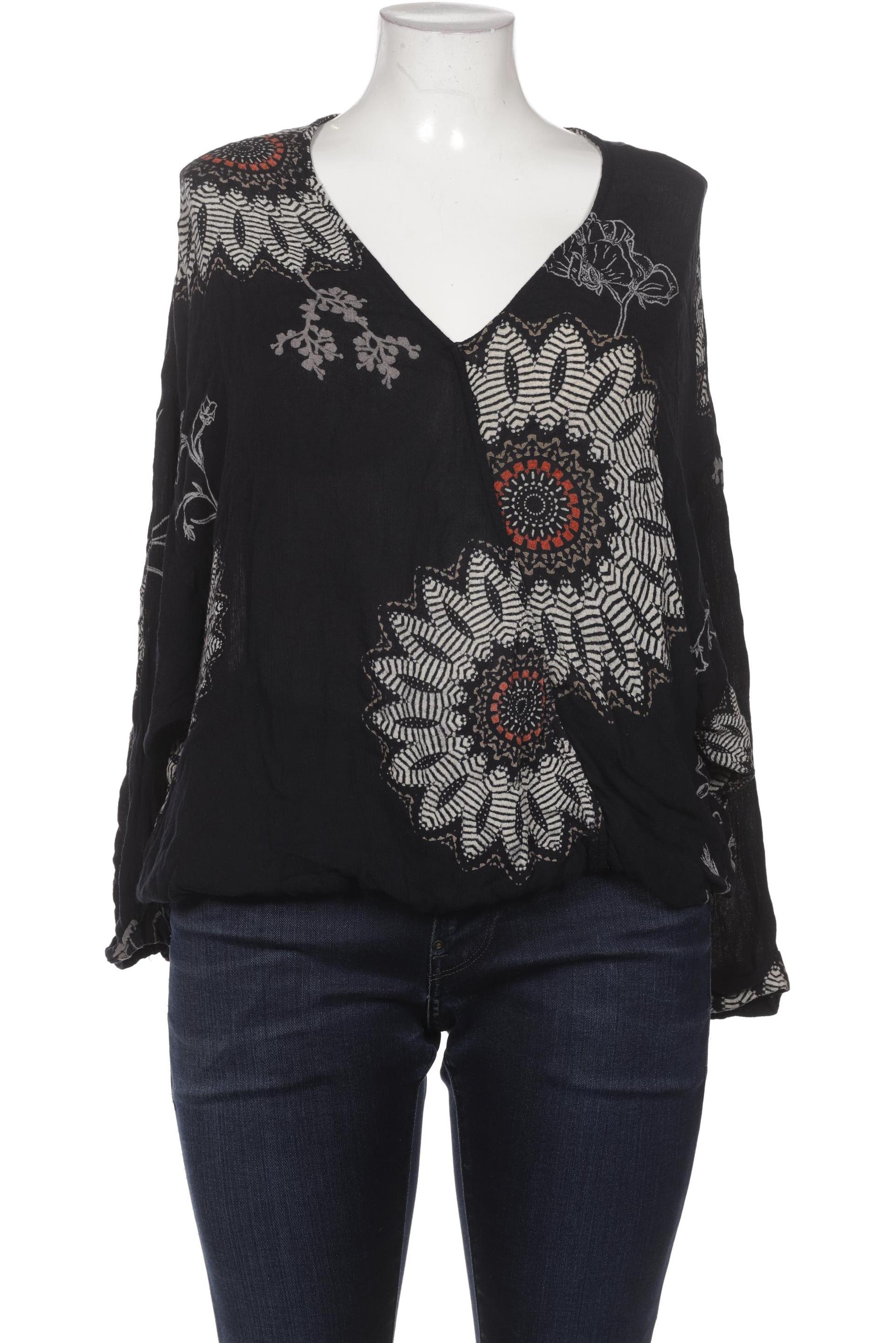 

Desigual Damen Bluse, schwarz, Gr. 42