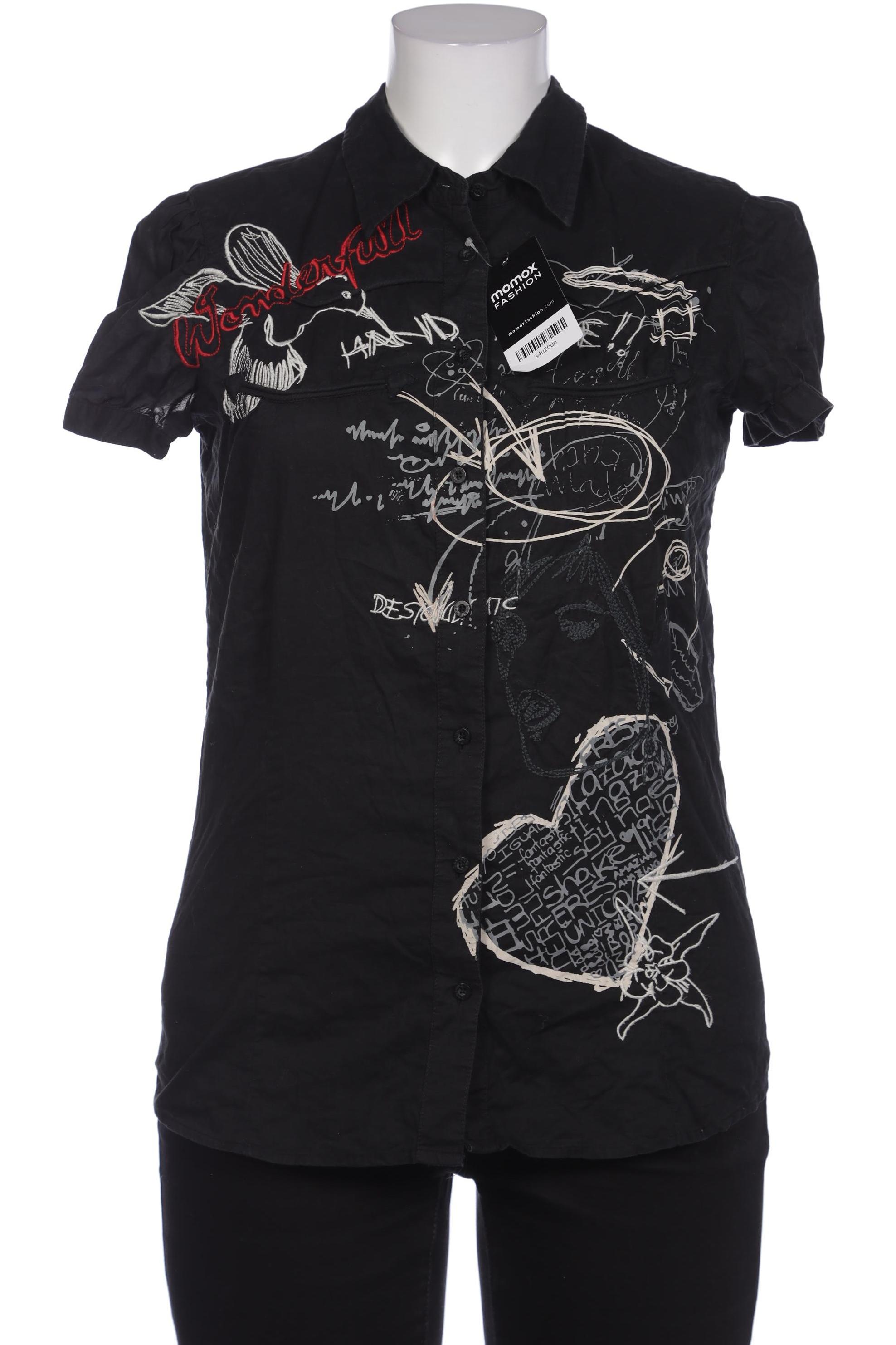 

Desigual Damen Bluse, schwarz, Gr. 44